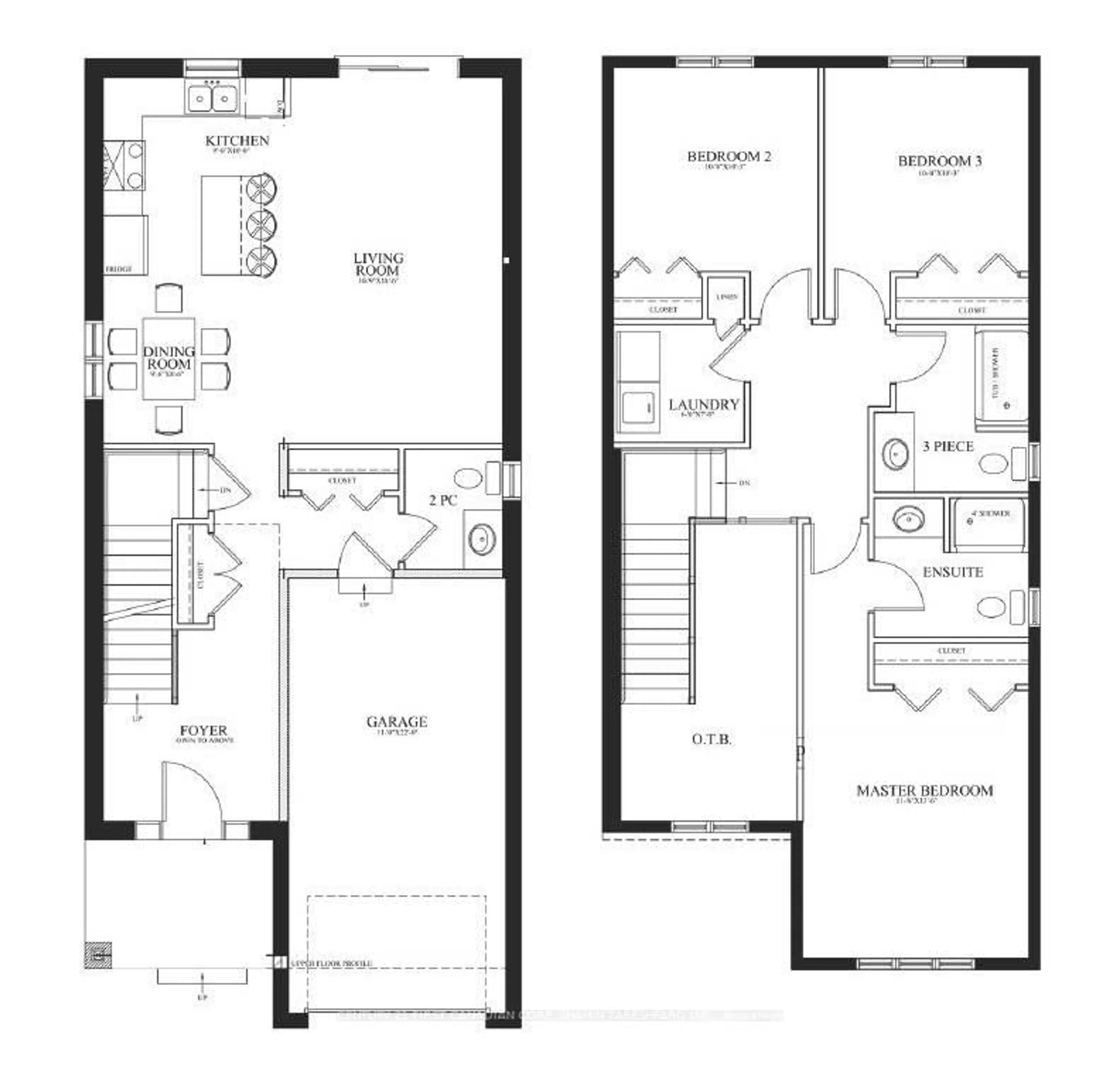 Floor plan for 6275 Royal Magnolia Ave, London South Ontario N6P 0J6
