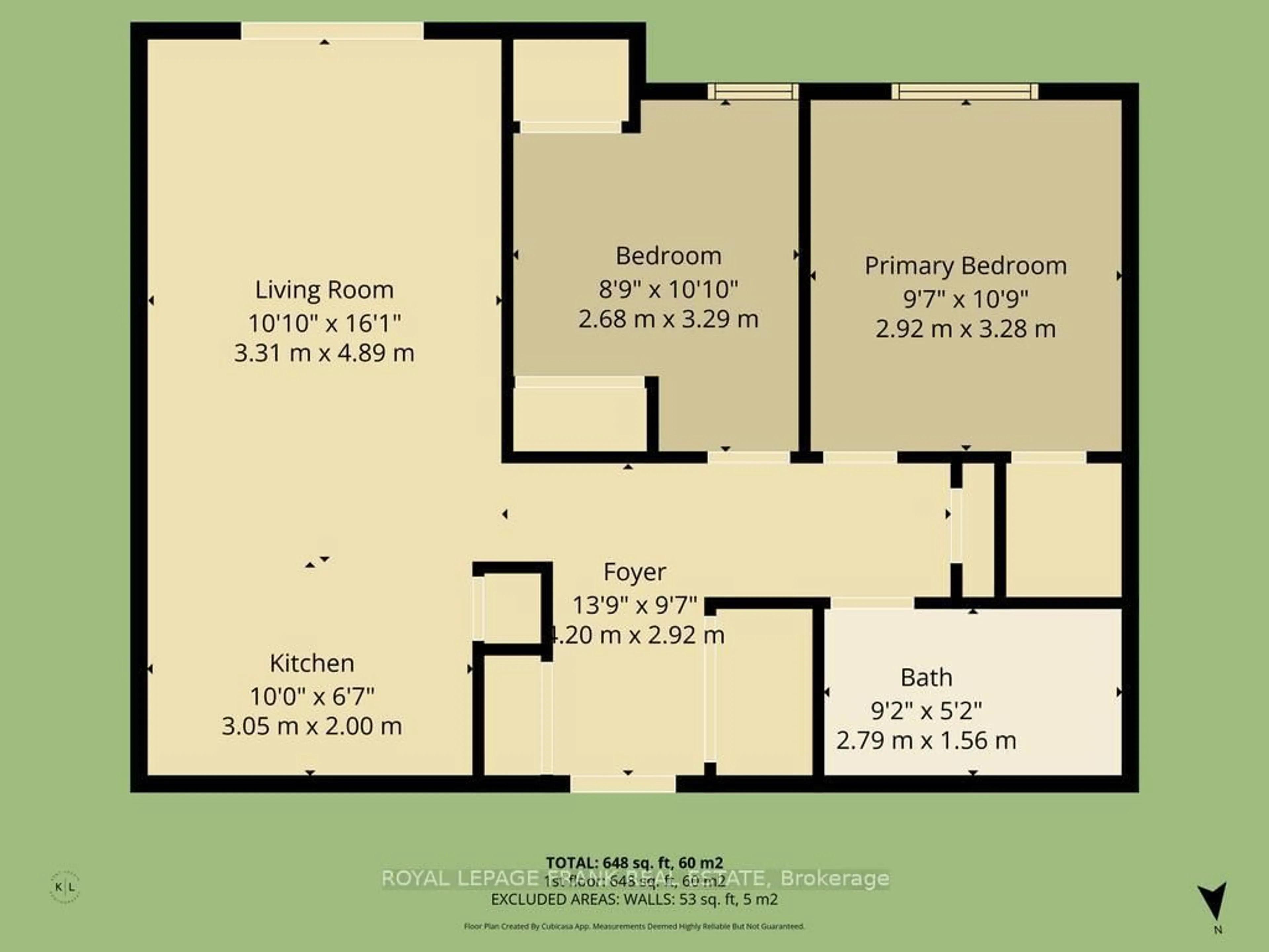Floor plan for 300 Spillsbury Dr #102, Peterborough Ontario K9K 0B4