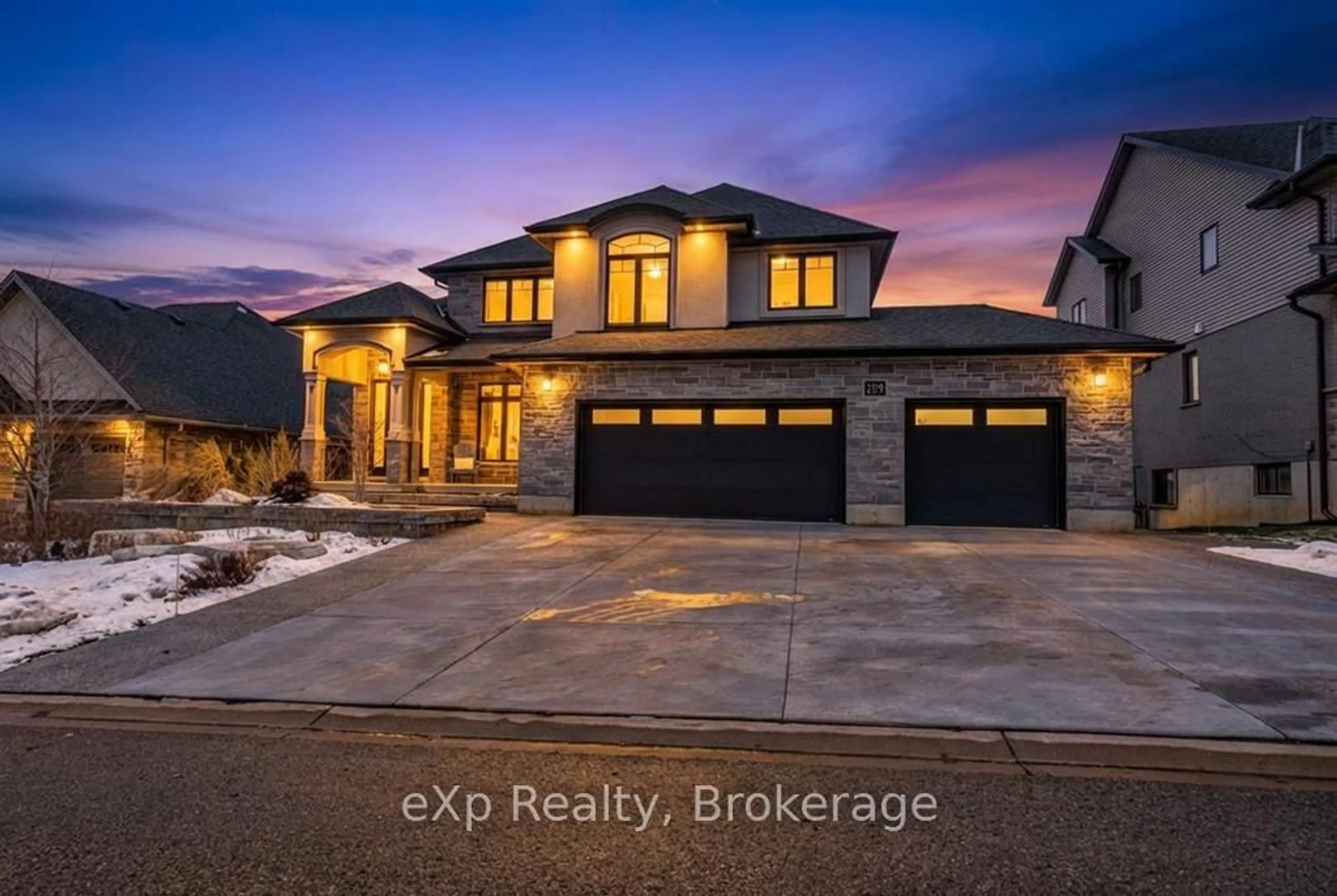 Home with brick exterior material, street for 209 Boot Hill Rd, Woodstock Ontario N4S 0B8