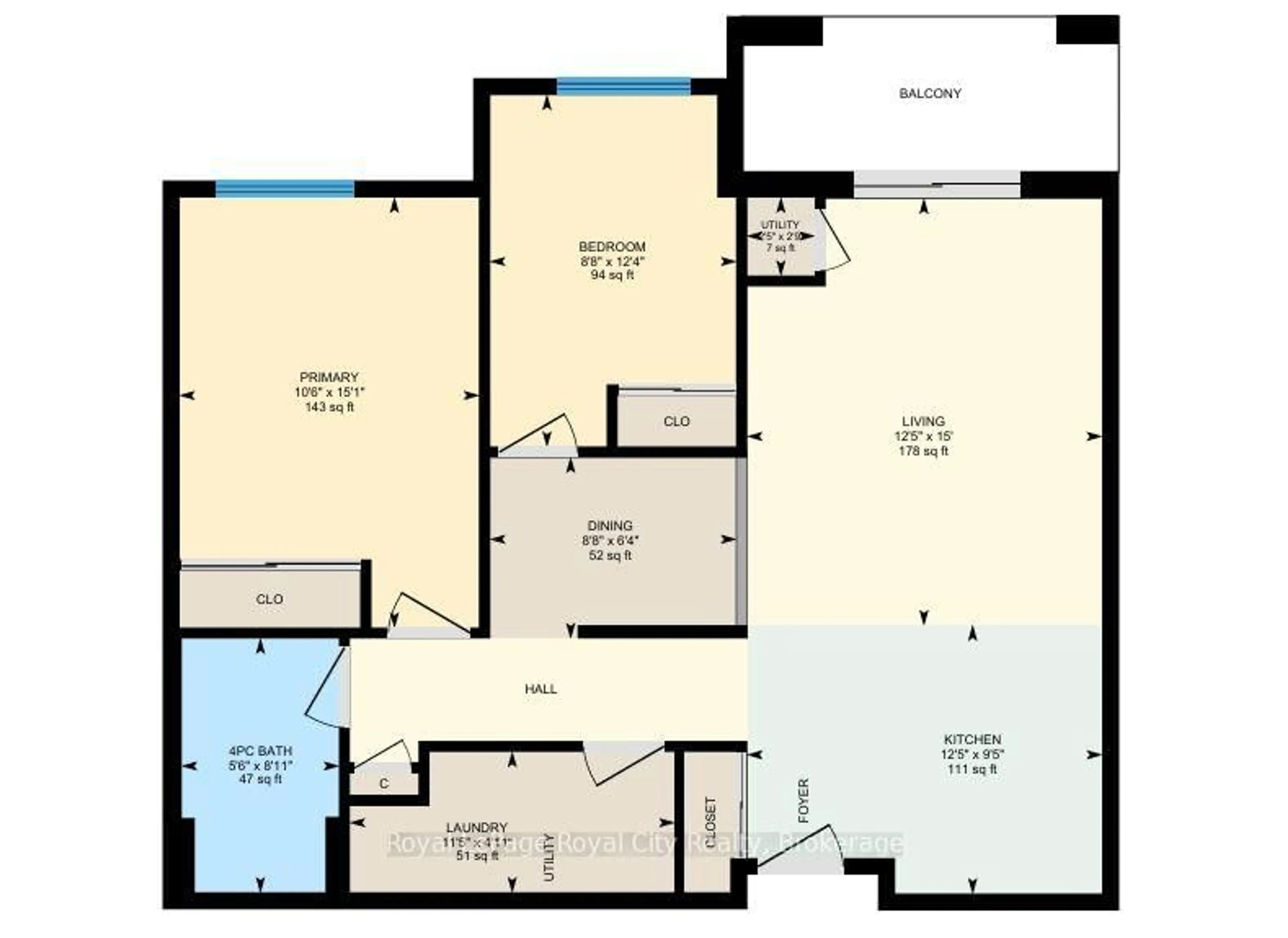 Floor plan for 60 Lynnmore St #313, Guelph Ontario N1L 0J8