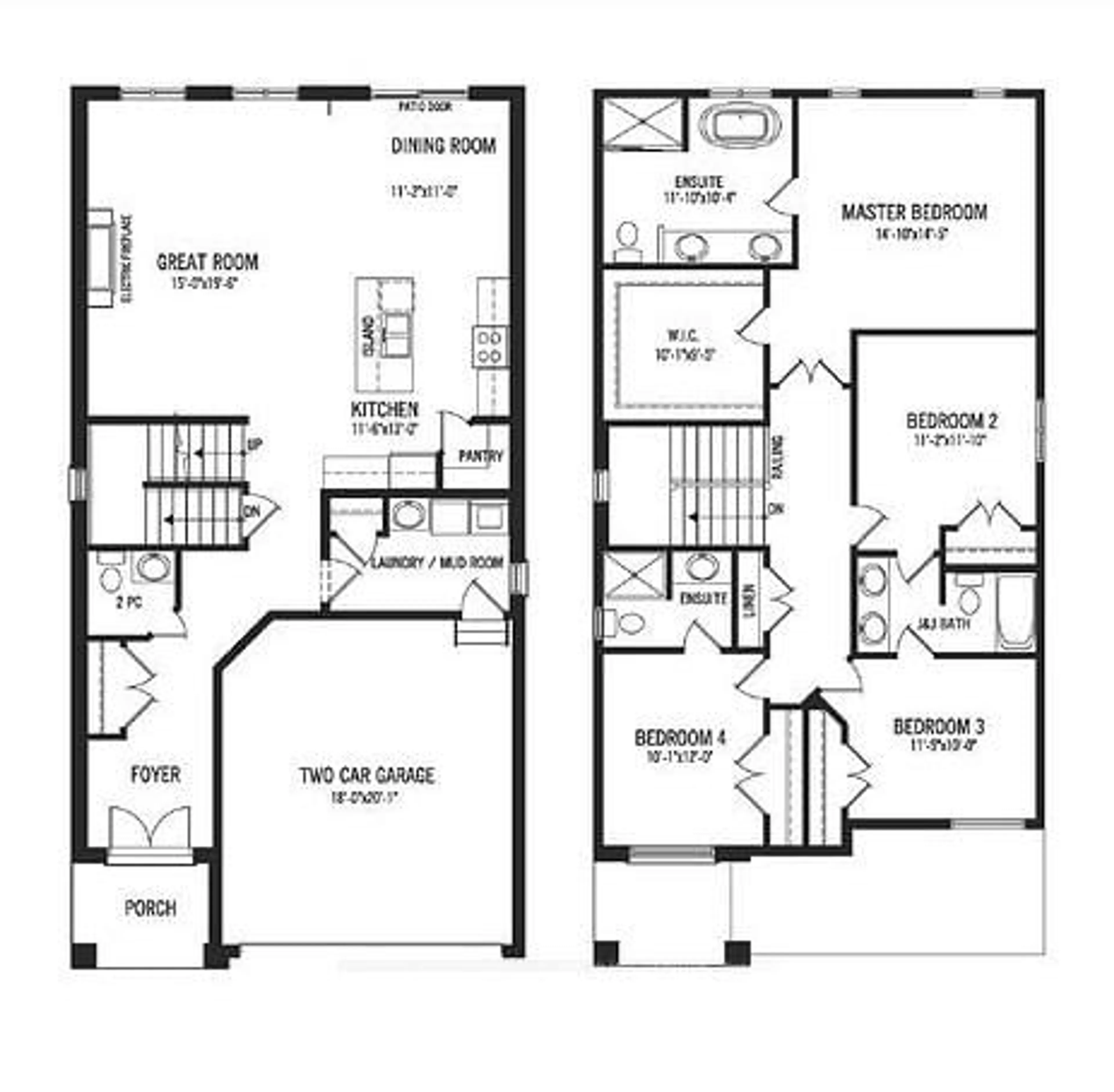 Floor plan for 2287 Darwin Cres, London South Ontario N6P 0J6