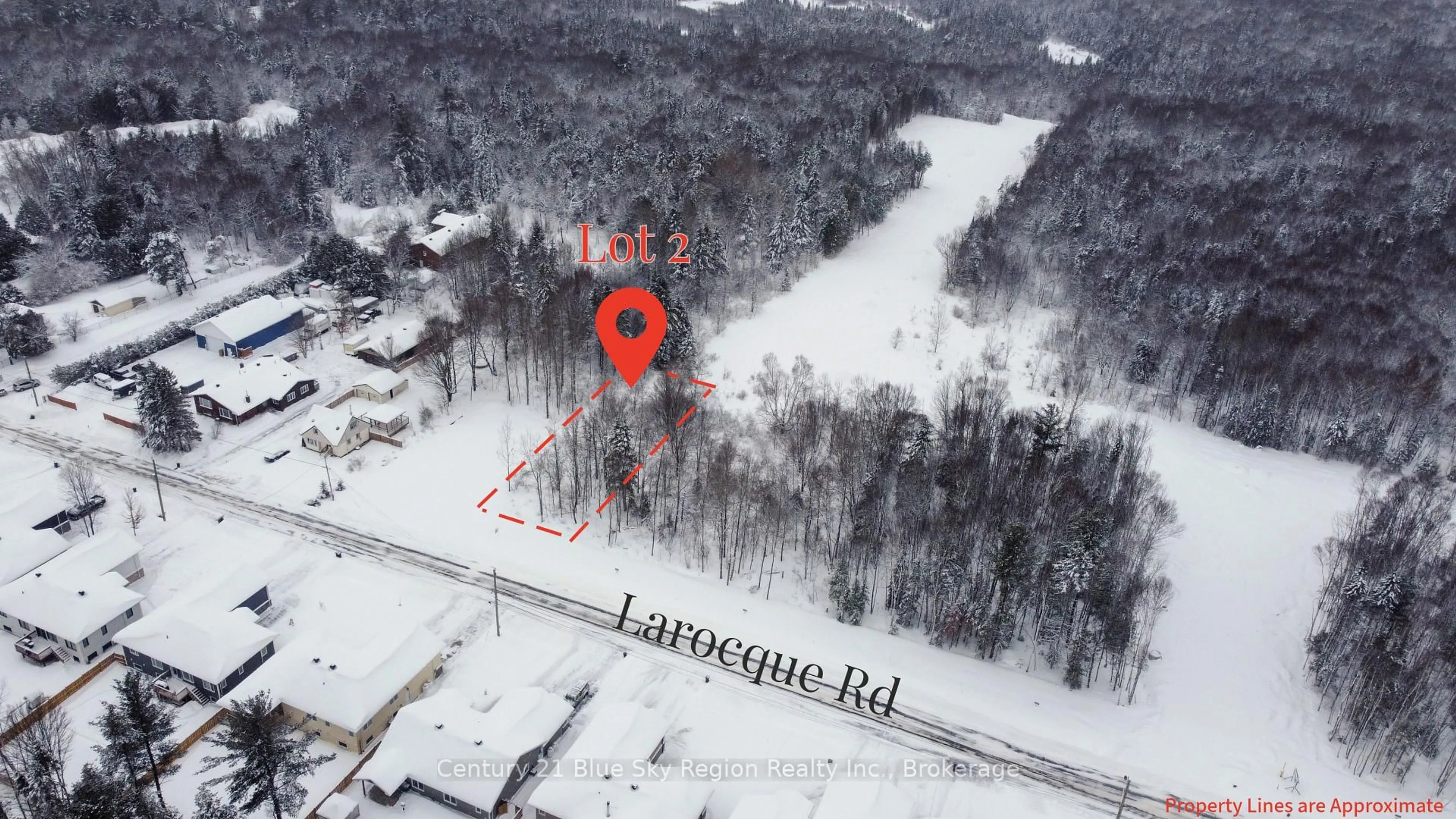 A pic from outside/outdoor area/front of a property/back of a property/a pic from drone, unknown for LOT 2 LAROCQUE Rd, North Bay Ontario P1B 8G3