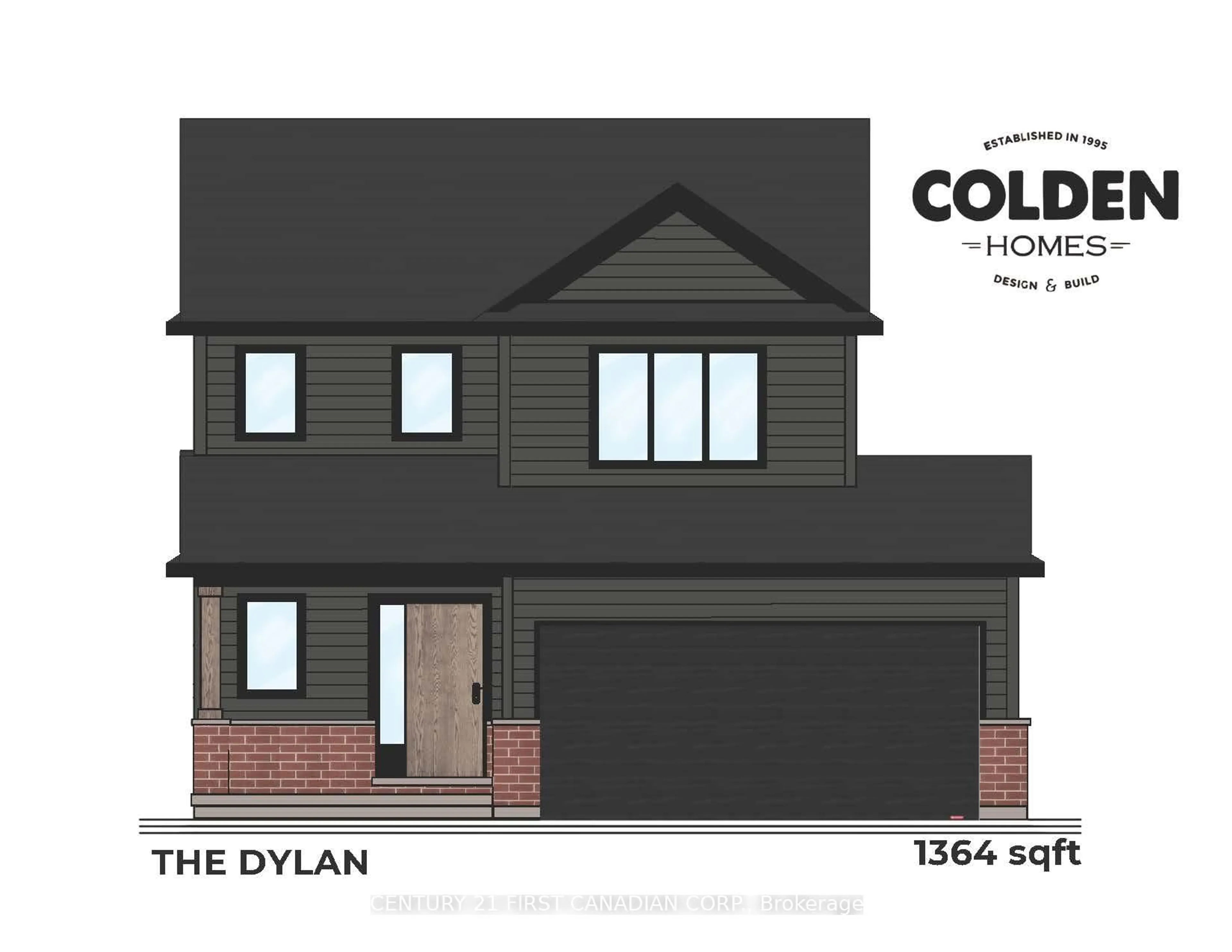 Home with brick exterior material, street for 44 Postma Cres, North Middlesex Ontario N0M 1A0