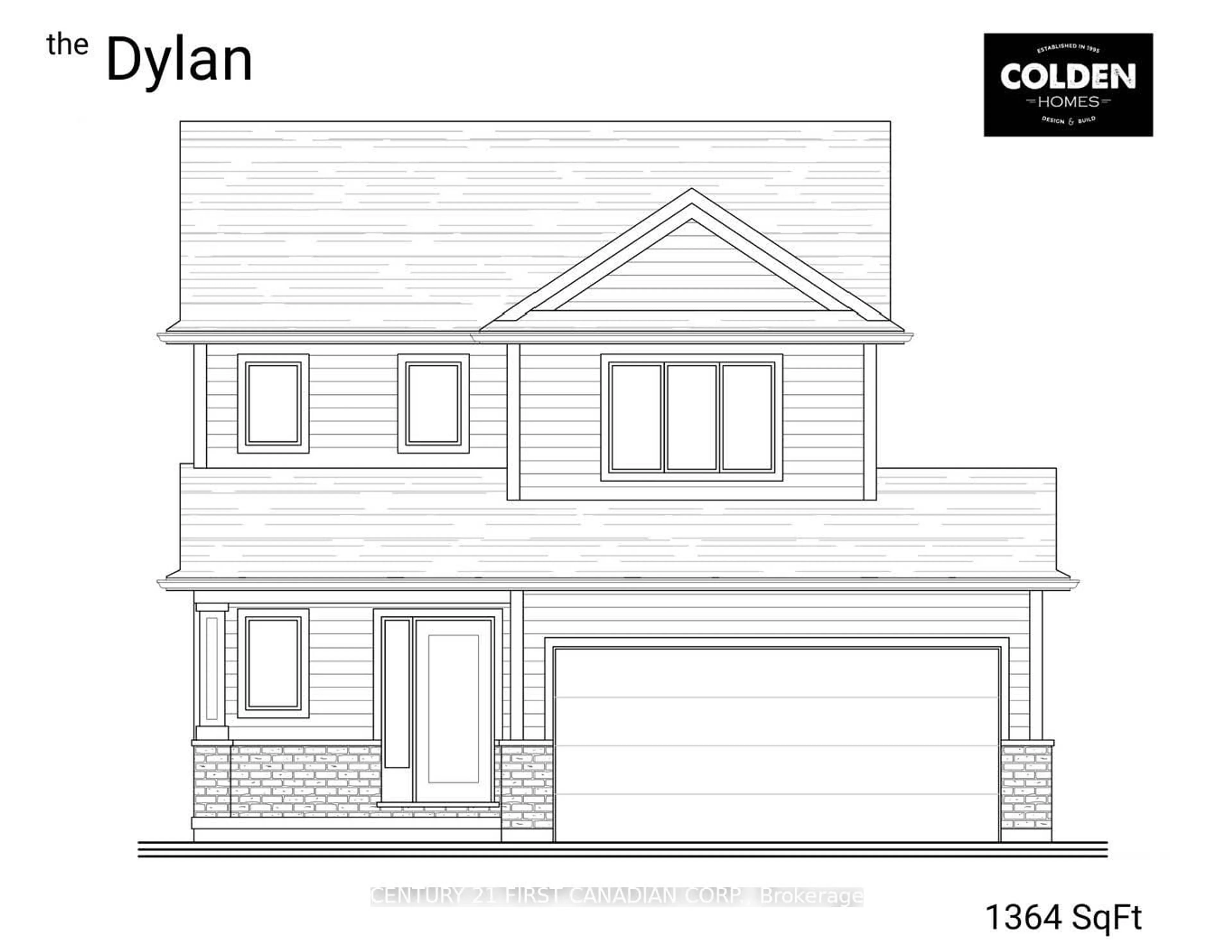 Floor plan for 44 Postma Cres, North Middlesex Ontario N0M 1A0