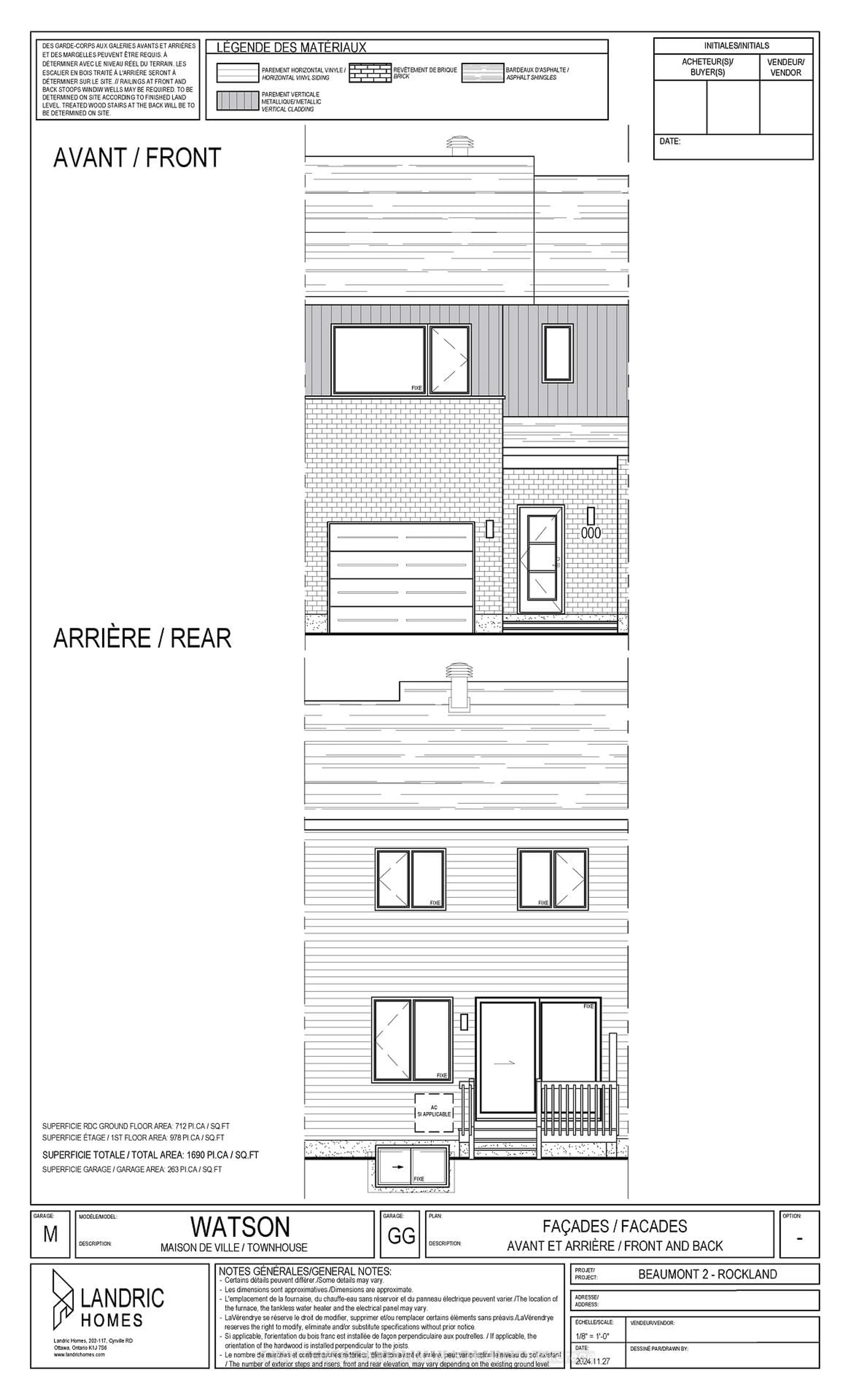 Floor plan for 2521 Gray Cres, Clarence-Rockland Ontario K4K 0H3