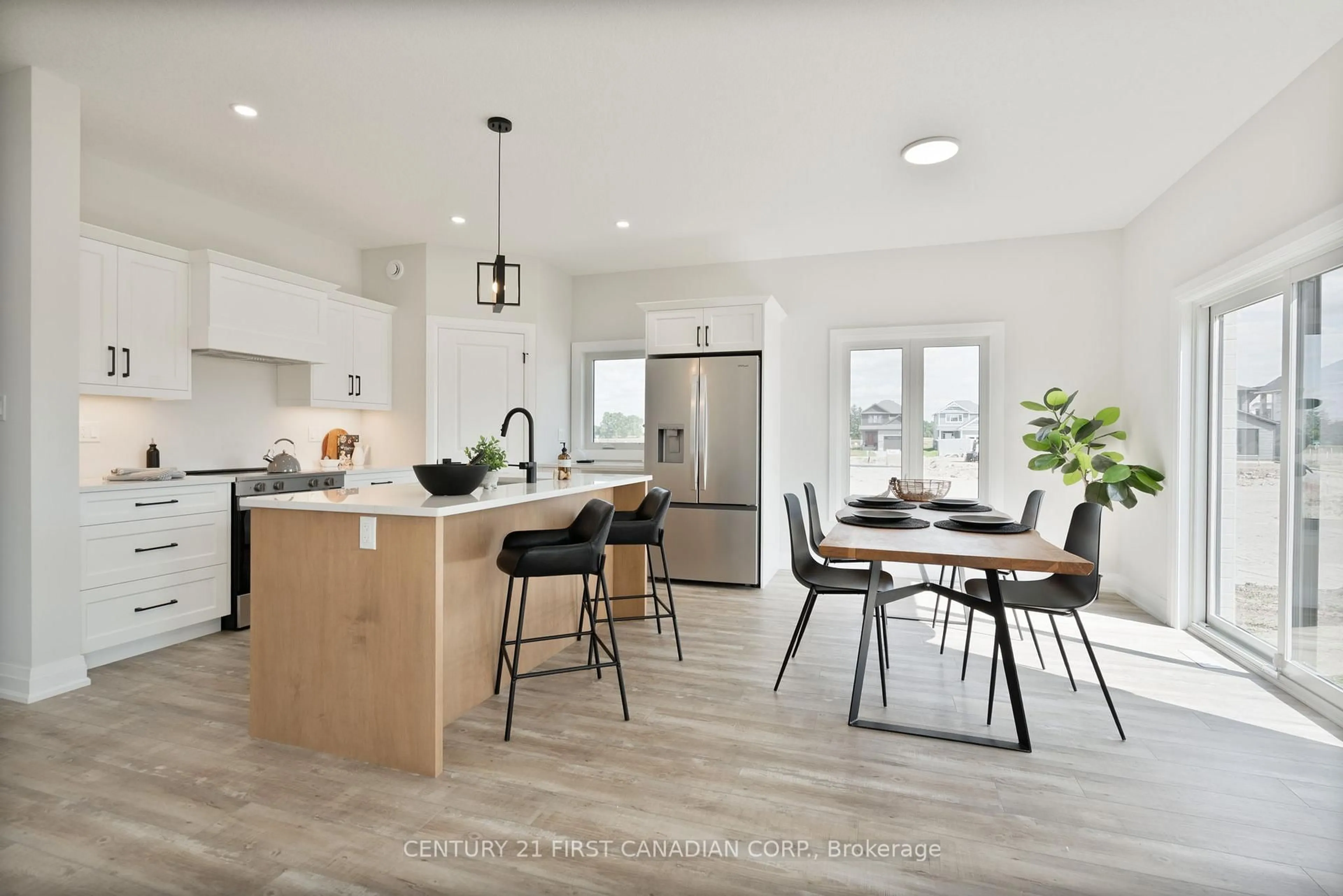 Open concept kitchen, unknown for 7 Doerr Crt, North Middlesex Ontario N0M 1A0