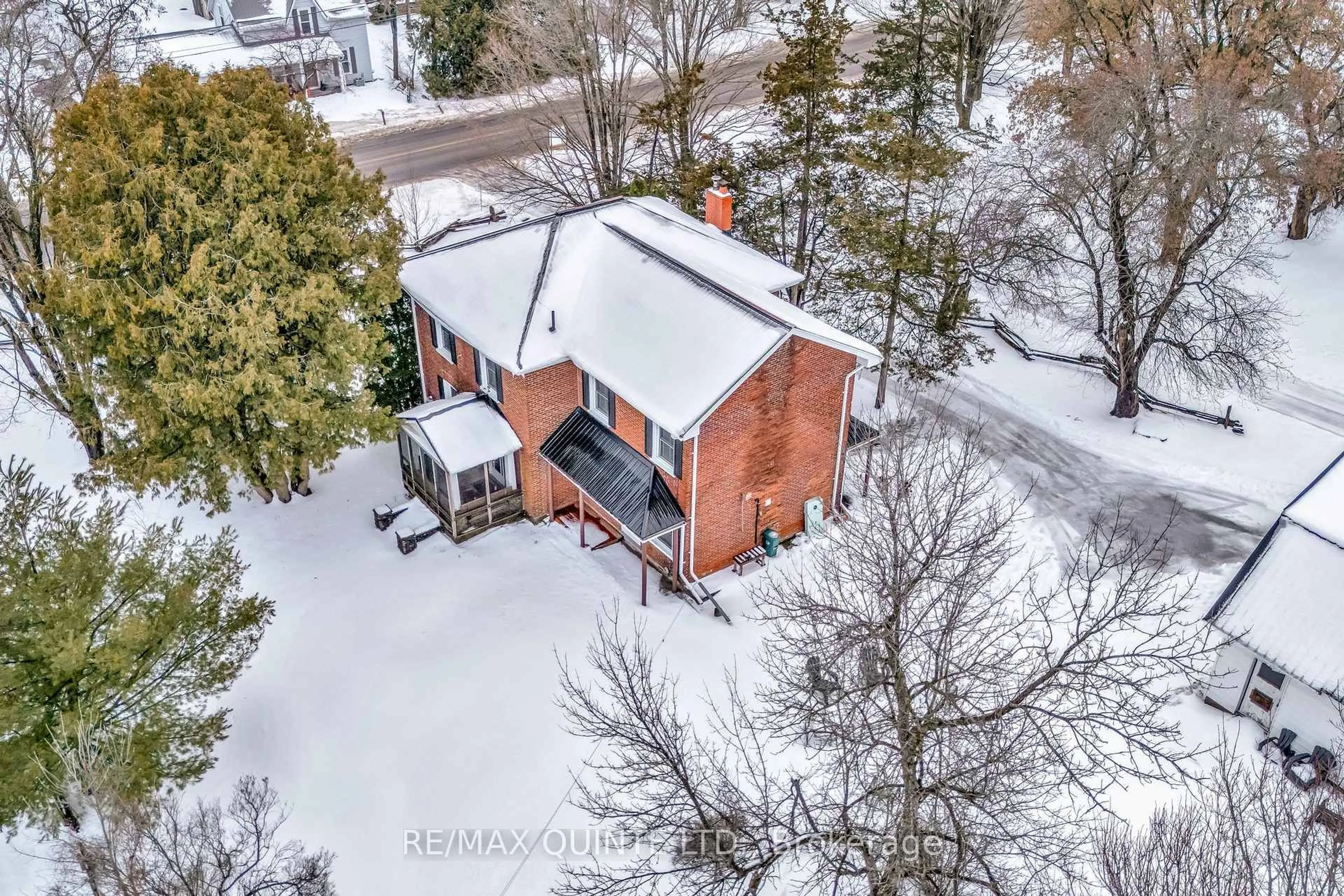 A pic from outside/outdoor area/front of a property/back of a property/a pic from drone, unknown for 449 Harmony Rd, Corbyville Ontario K0K 1V0