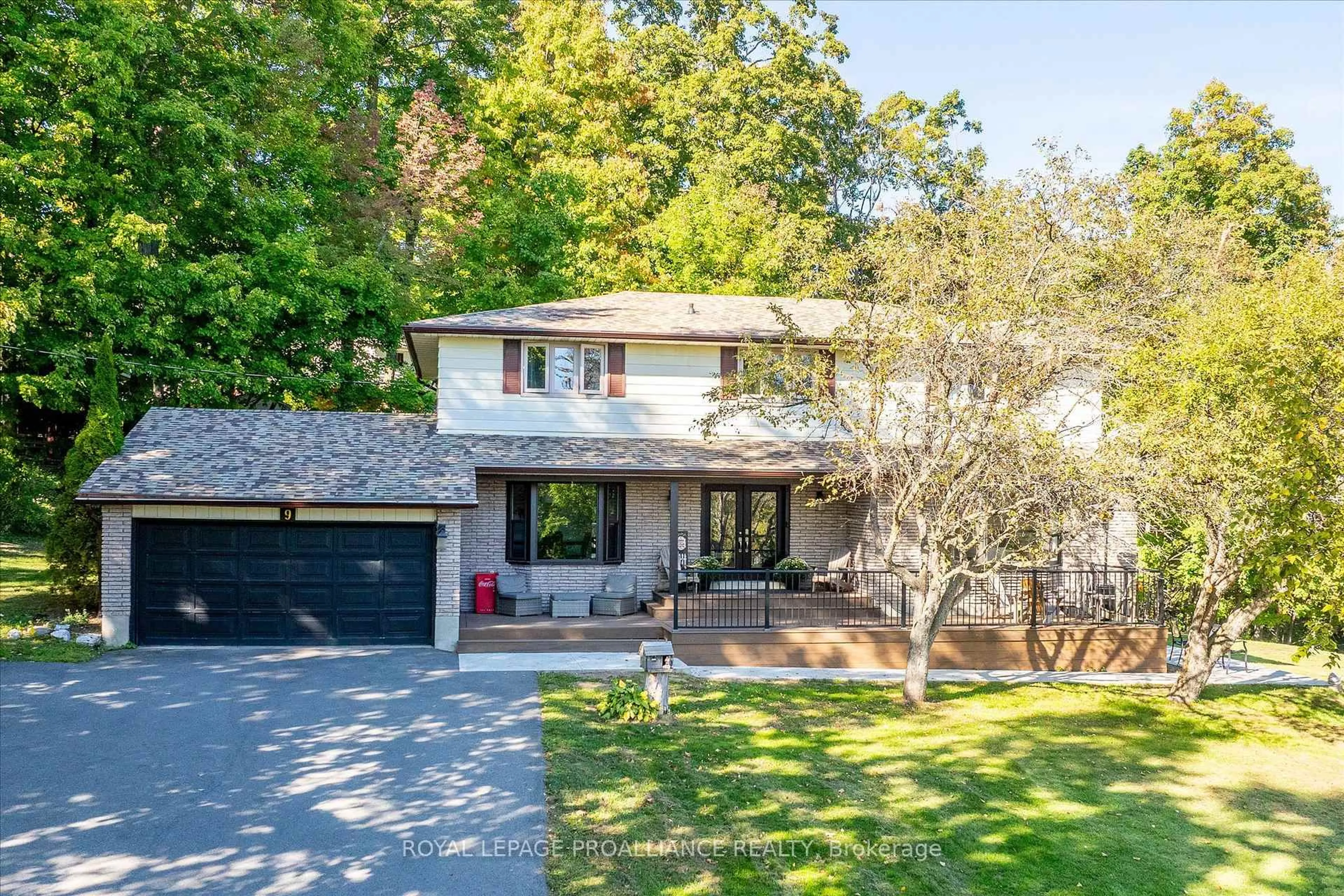 A pic from outside/outdoor area/front of a property/back of a property/a pic from drone, street for 9 Leanne Ave, Otonabee-South Monaghan Ontario K9J 6X8