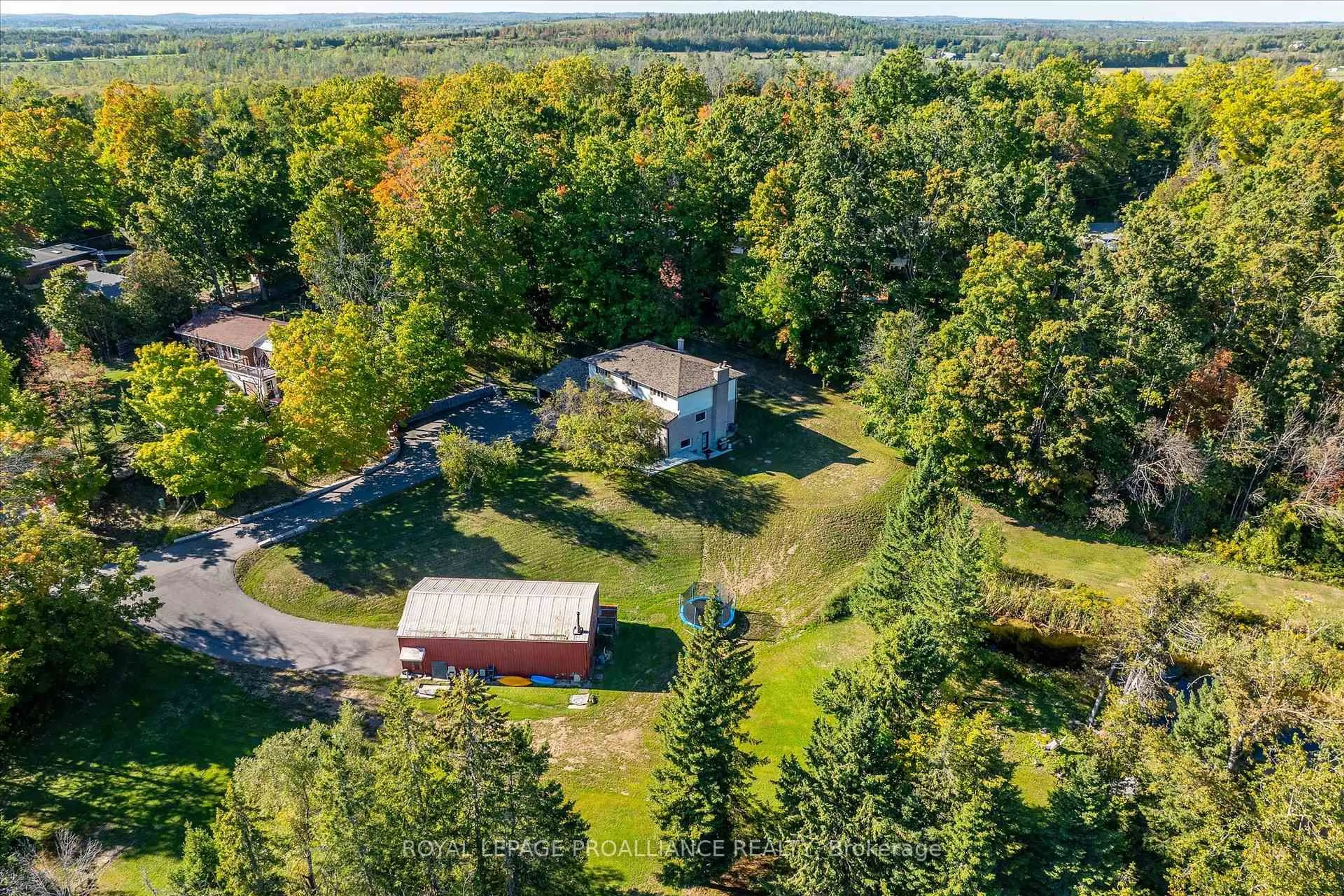 A pic from outside/outdoor area/front of a property/back of a property/a pic from drone, water/lake/river/ocean view for 9 Leanne Ave, Otonabee-South Monaghan Ontario K9J 6X8