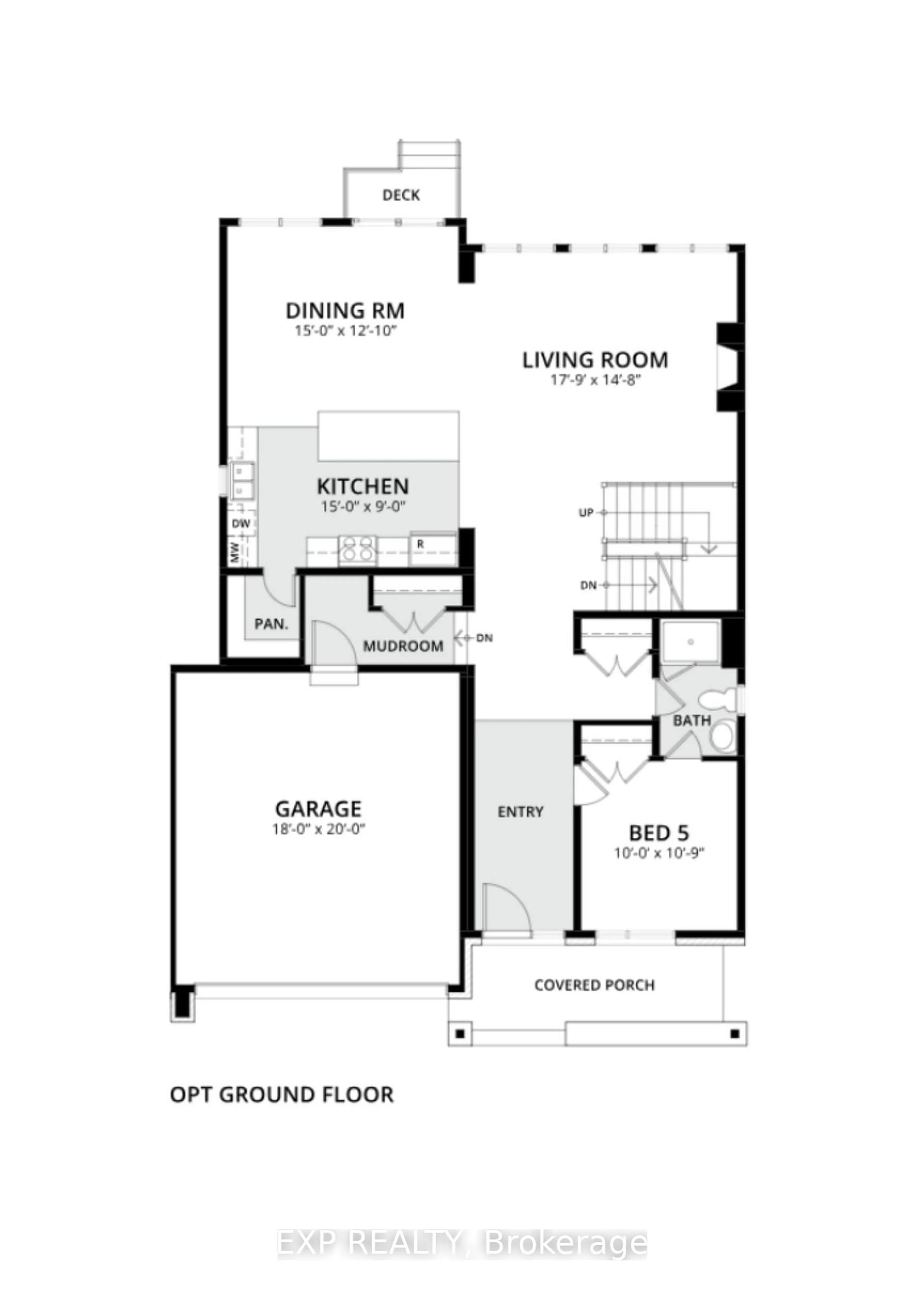 Floor plan for 711 Moonflower Cres, Ottawa Ontario K1T 0X8
