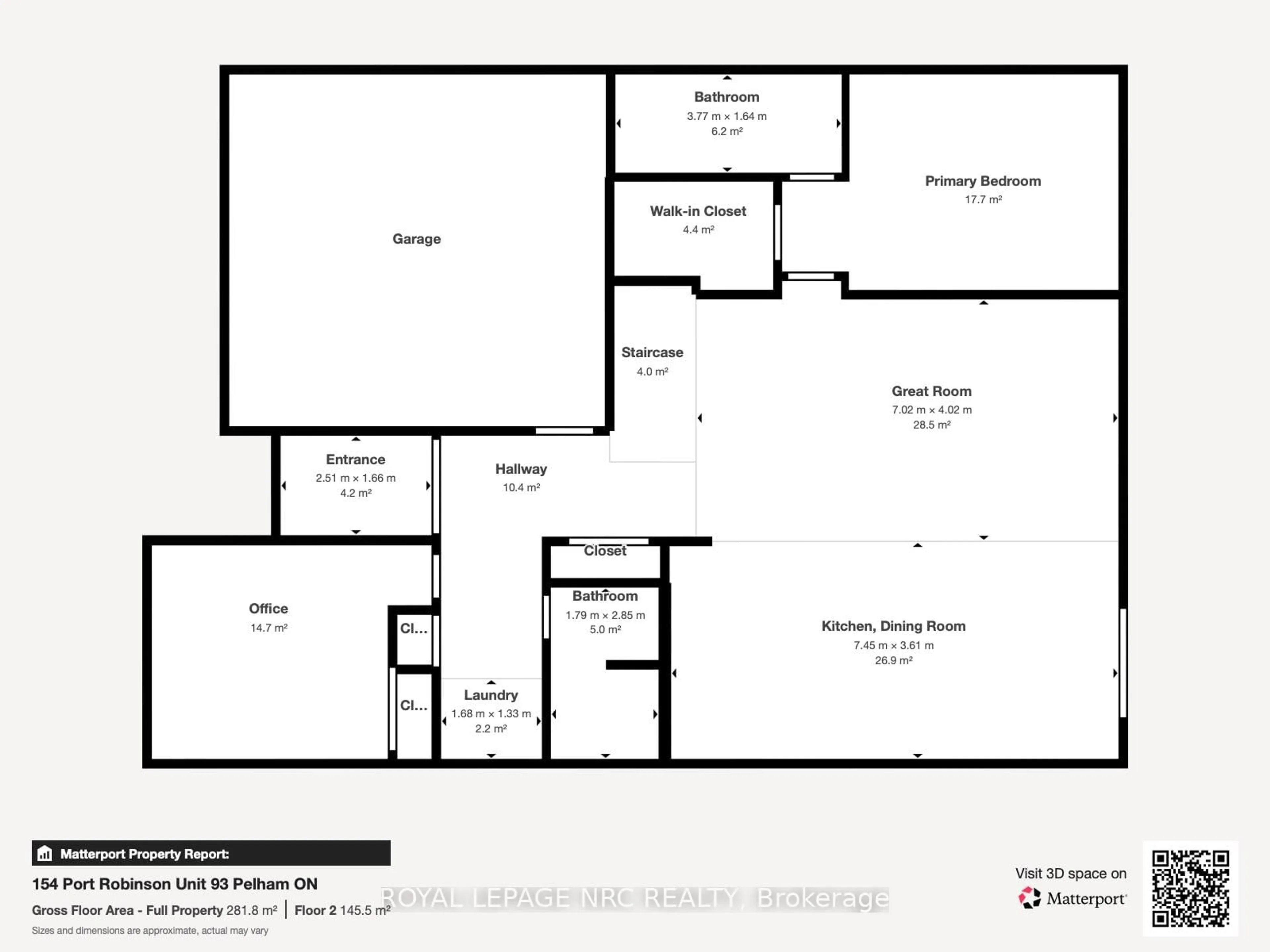 Floor plan for 154 Port Robinson Rd #93, Pelham Ontario L3E 0B8