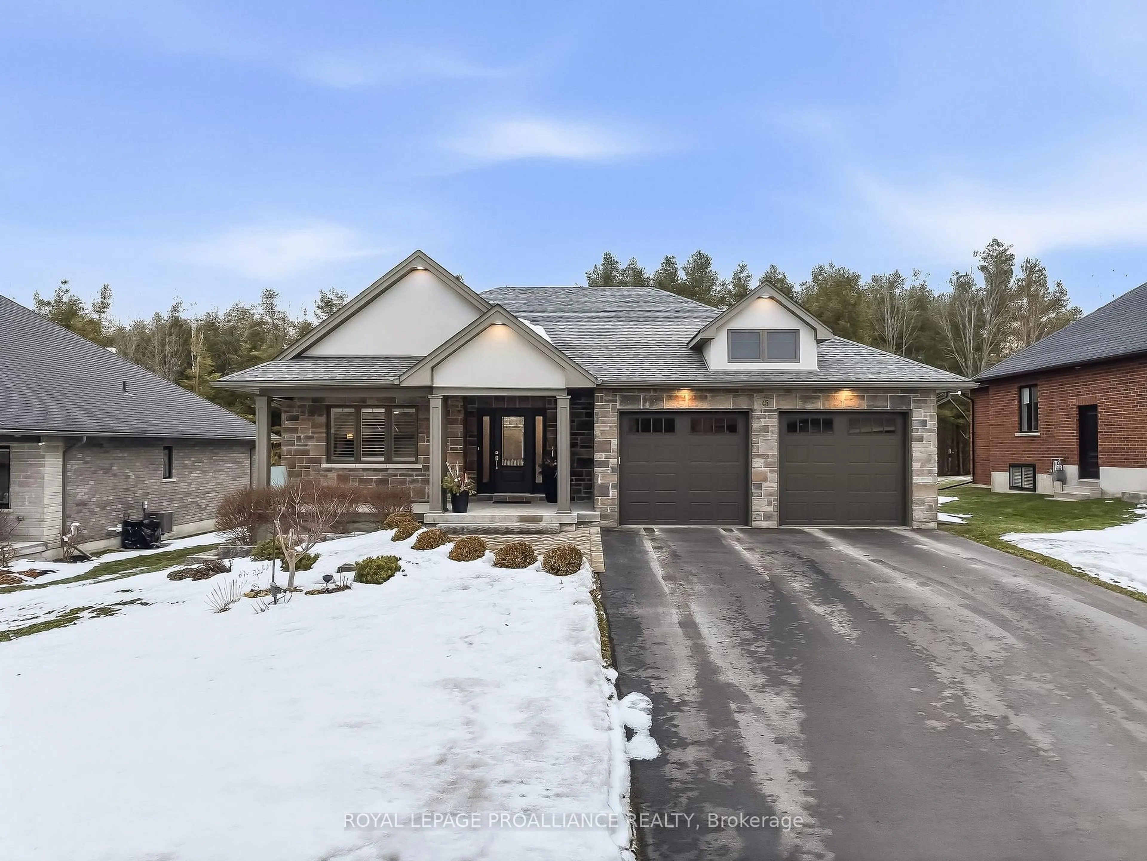 Home with brick exterior material, street for 45 Castle Rdge, Brighton Ontario K0K 1H0