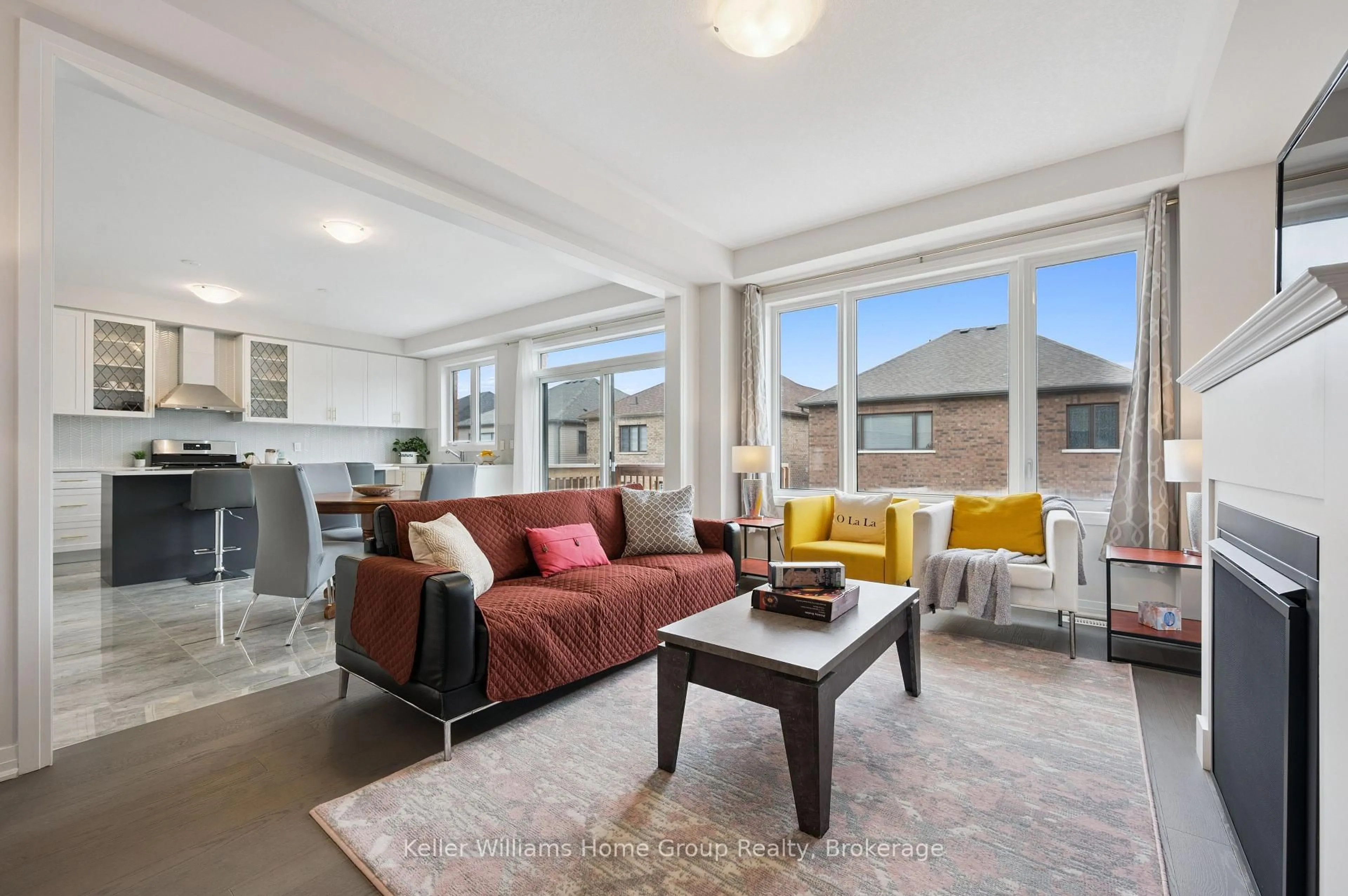 Living room with furniture, unknown for 445 Robert Woolner St, North Dumfries Ontario N0B 1E0