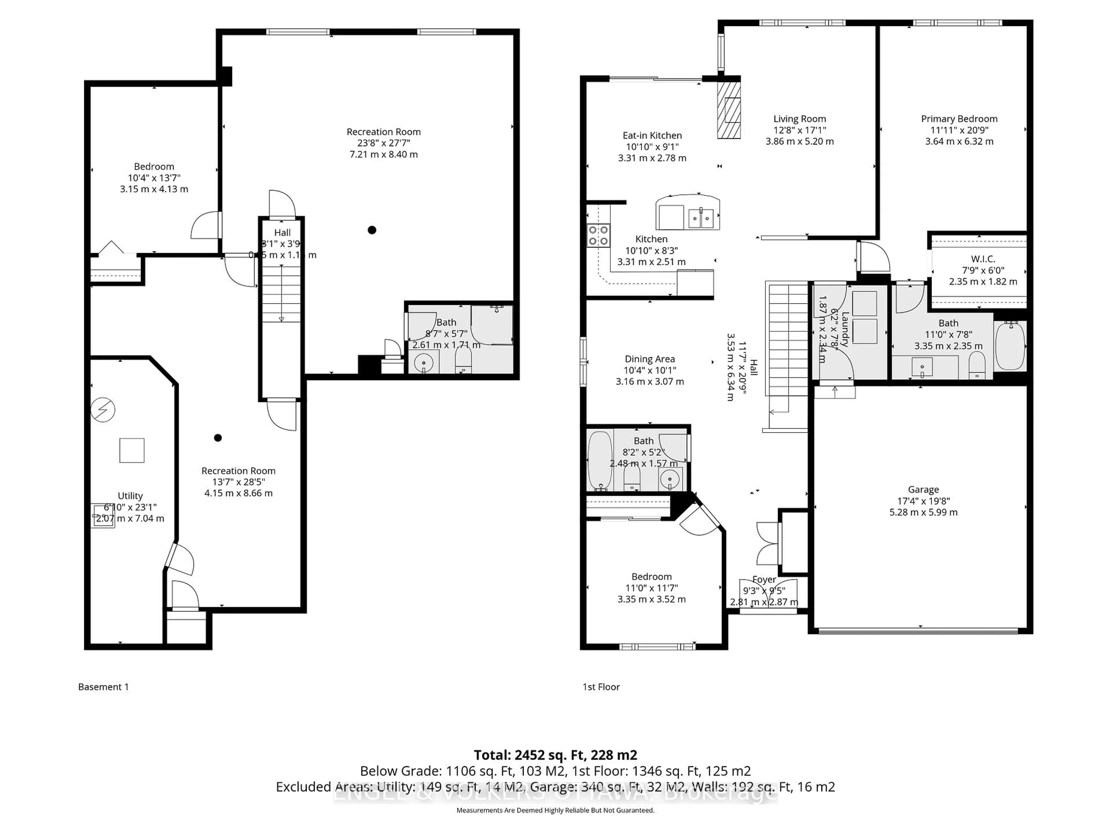 Floor plan for 28 Camberley St, Ottawa Ontario K2G 6W2