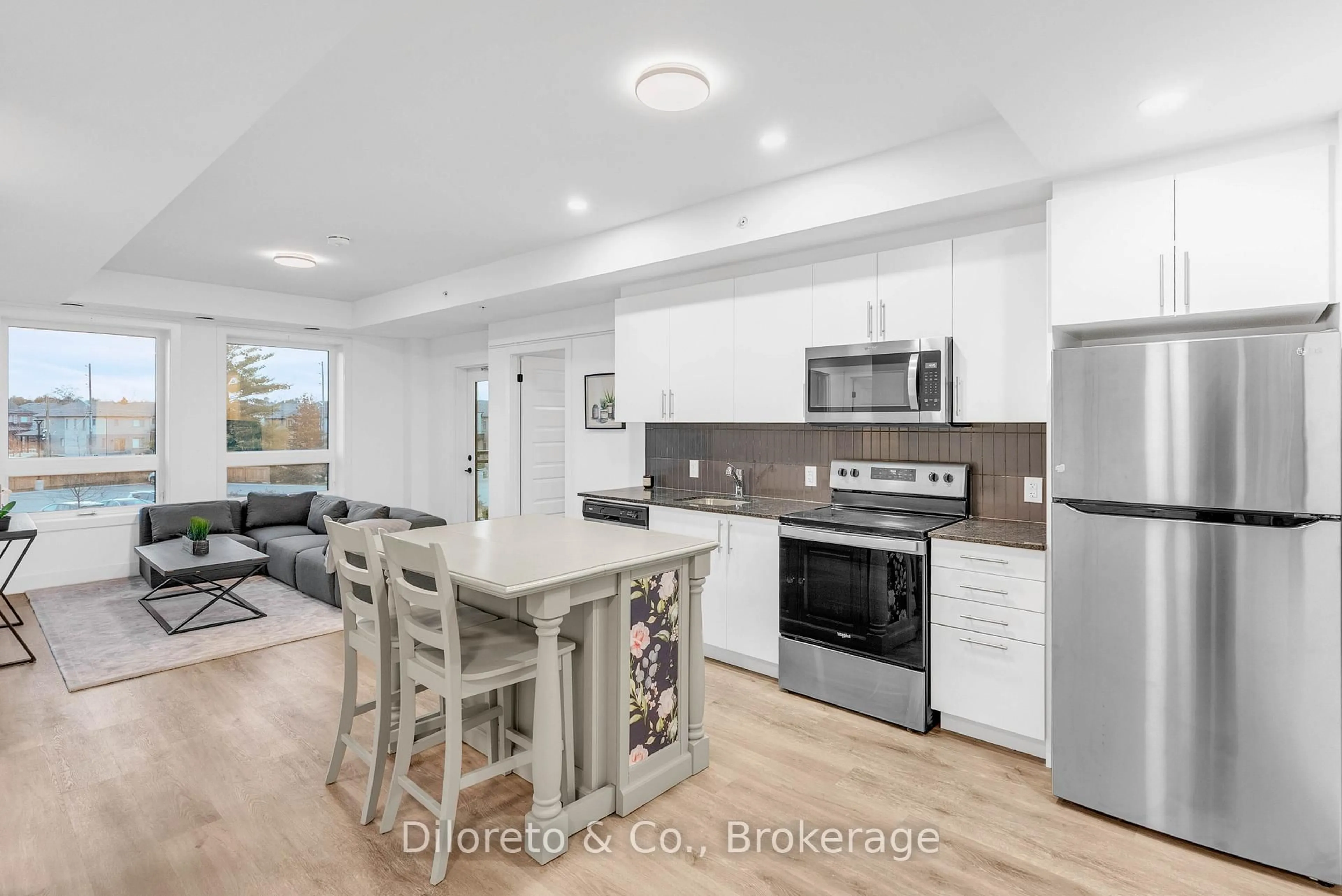 Open concept kitchen, unknown for 26 Lowes Rd #207, Guelph Ontario N1G 4X2