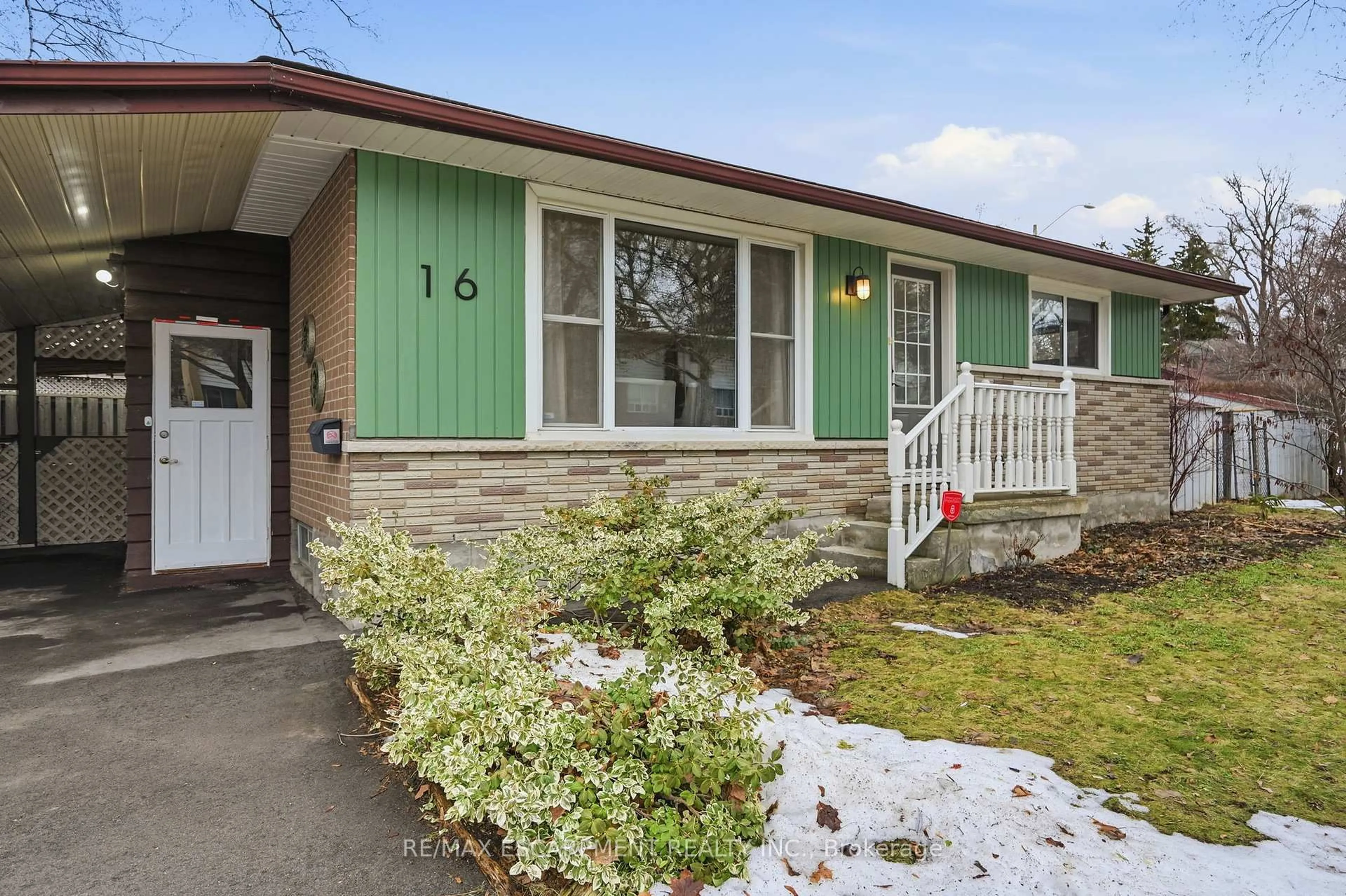 Home with vinyl exterior material, street for 16 Alison Ave, Waterloo Ontario N1R 1M9