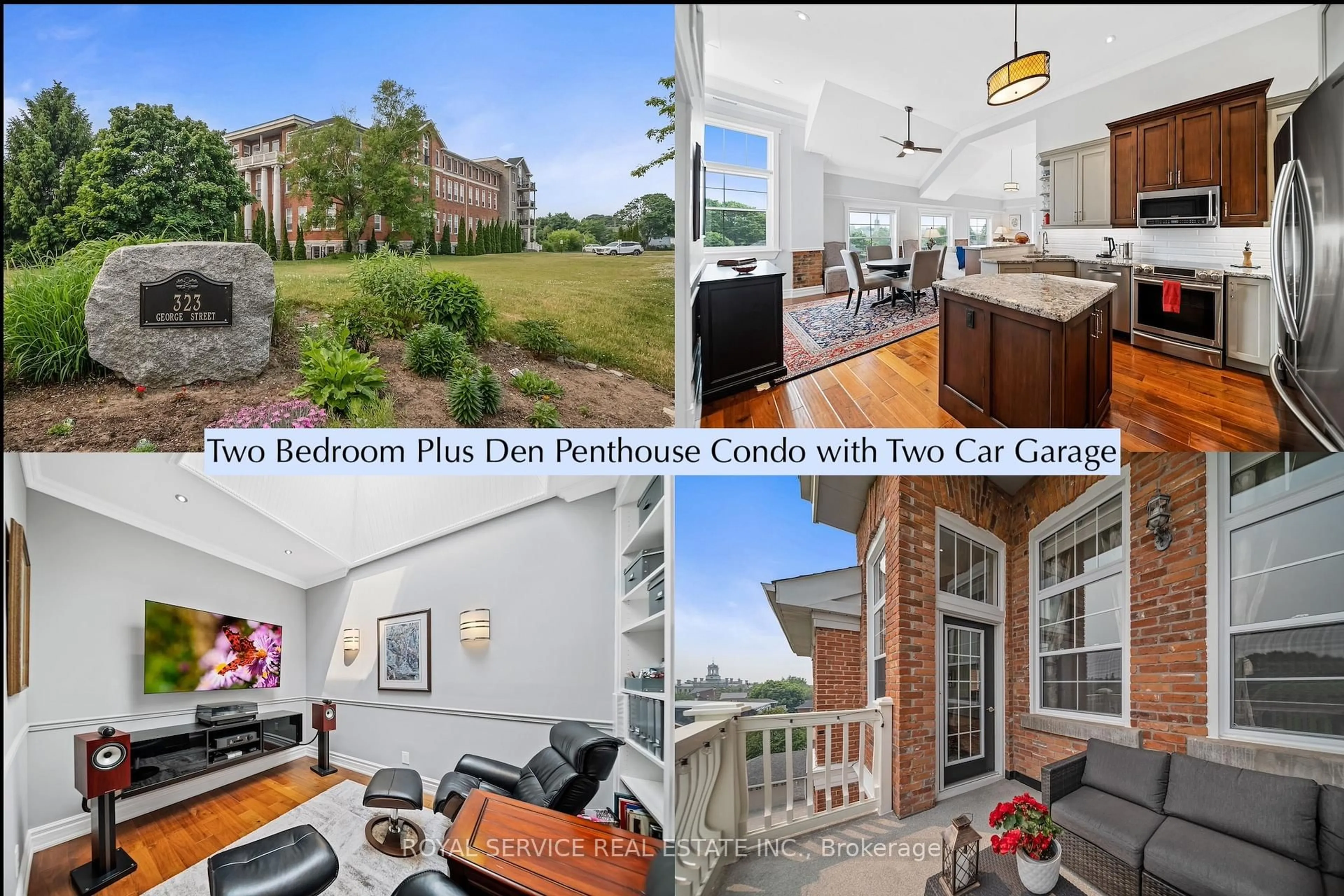 A pic from outside/outdoor area/front of a property/back of a property/a pic from drone, street for 323 George St #403, Cobourg Ontario K9A 3L9