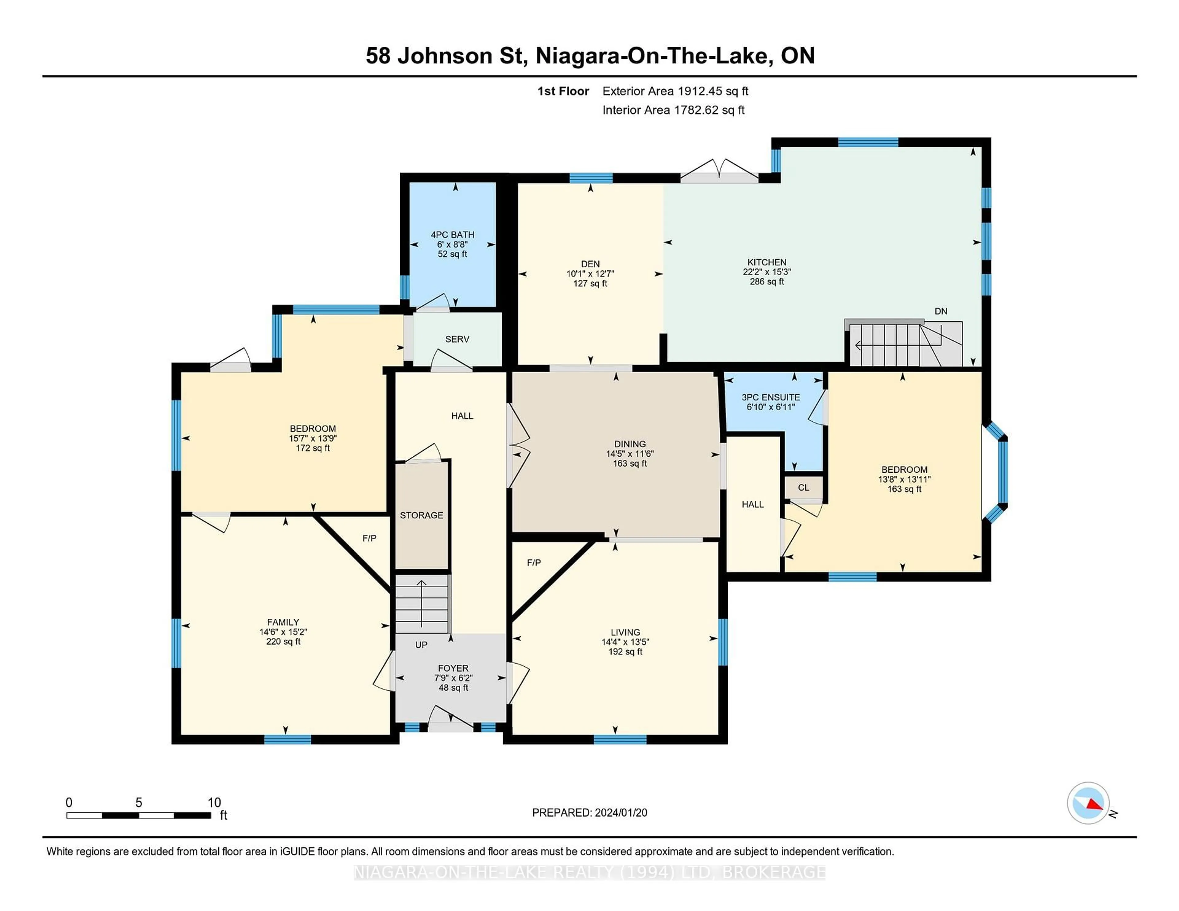 Floor plan for 58 JOHNSON St, Niagara-on-the-Lake Ontario L0S 1J0