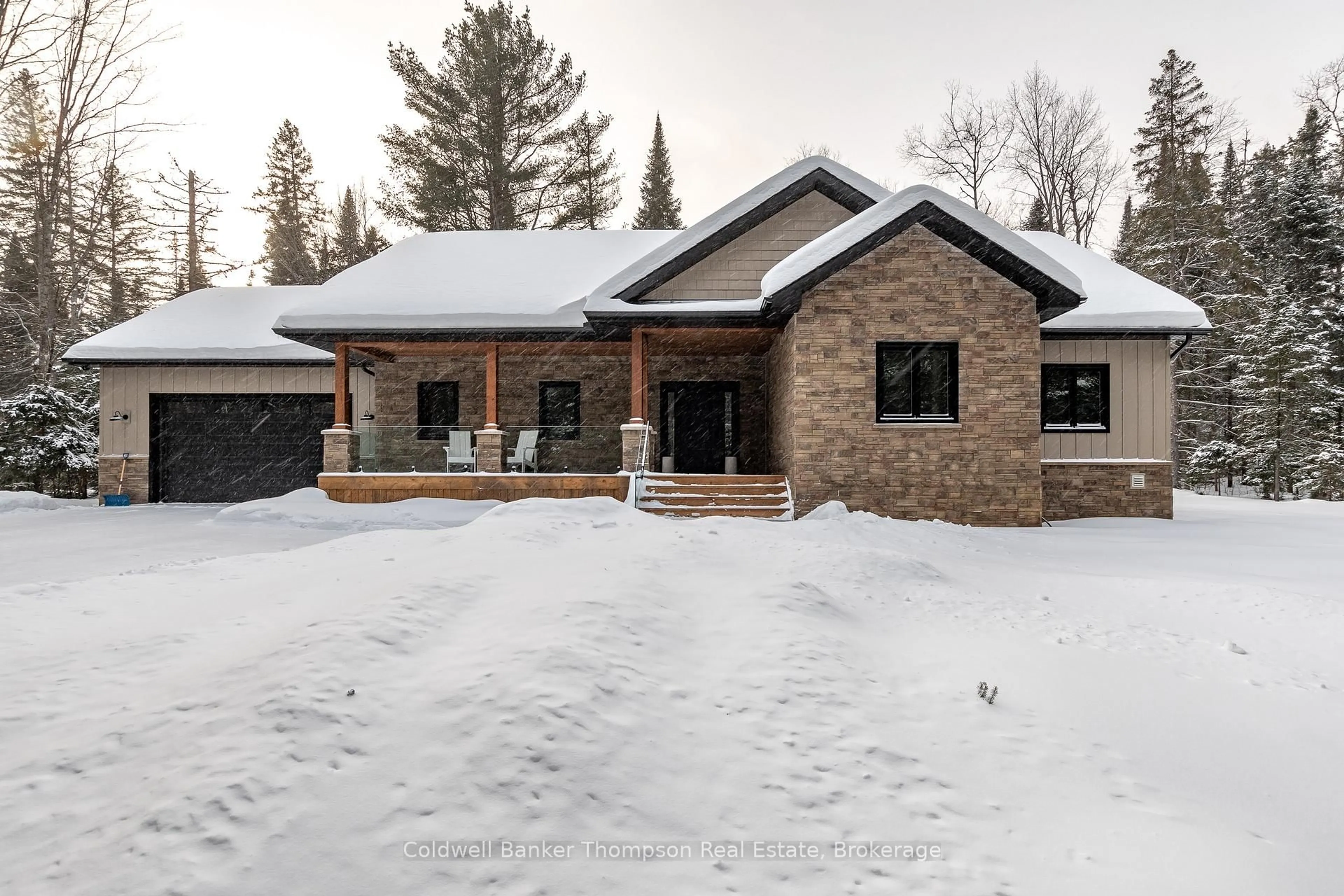 Home with brick exterior material, street for 27 Crimson Lane, Huntsville Ontario P0B 1L0