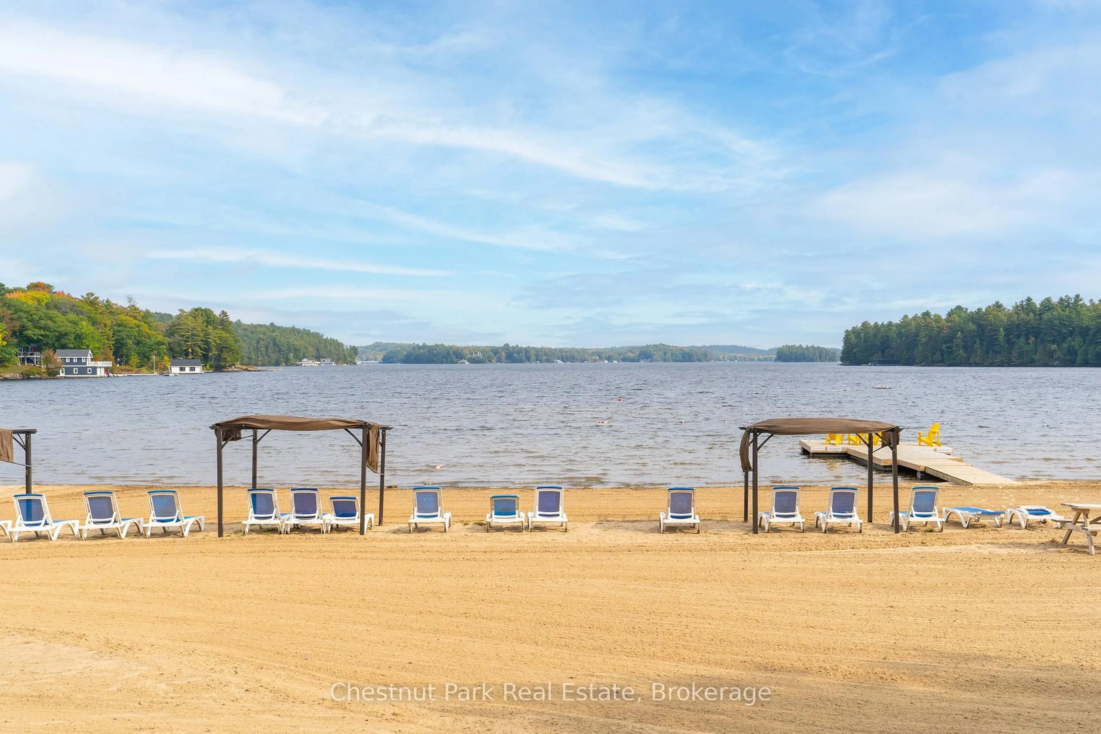 Patio, water/lake/river/ocean view for 1869 Muskoka Rd 118 Rd #L203-C1, Muskoka Lakes Ontario P1L 1W8