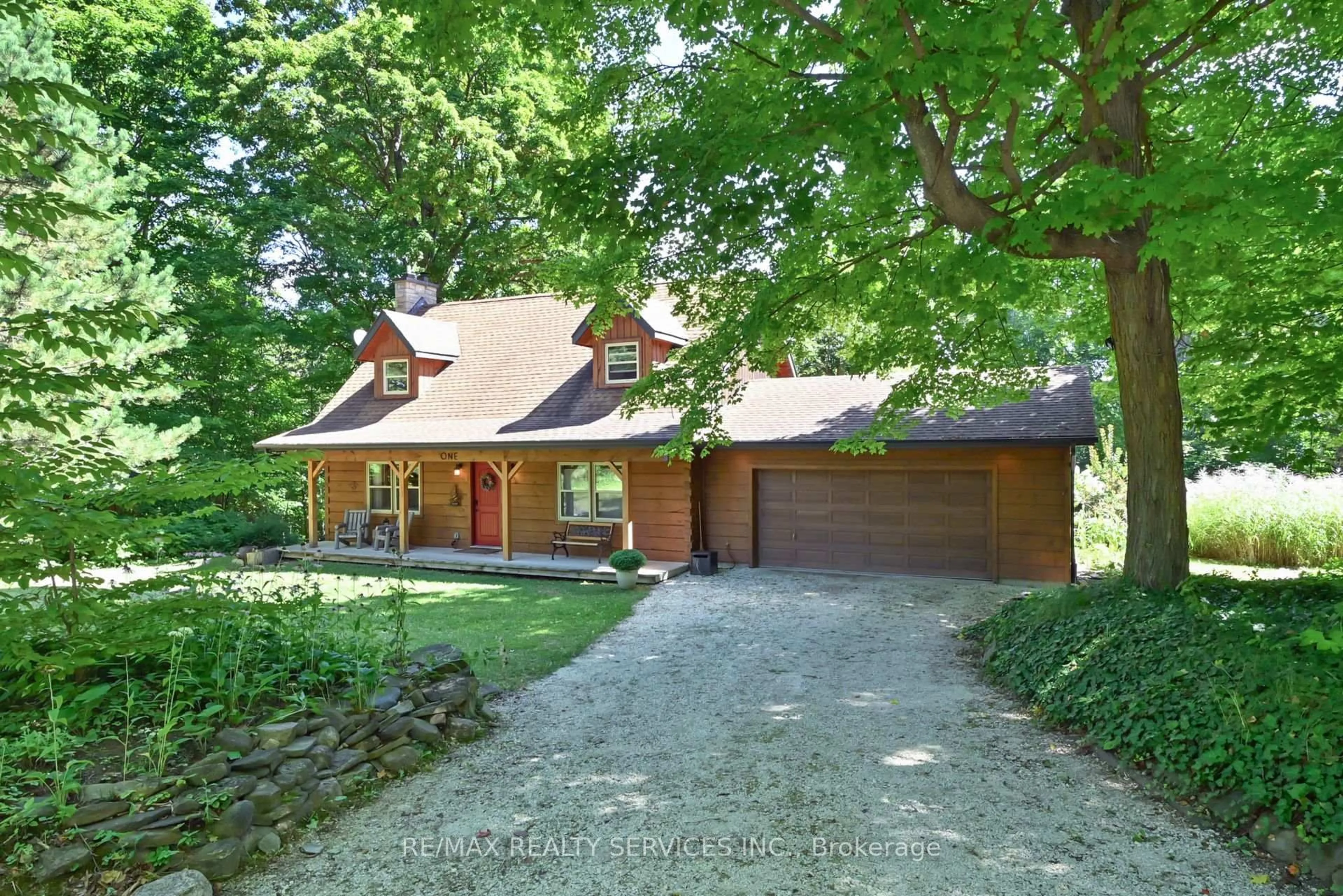 Home with brick exterior material, street for 1 Mountainview Rd, Mulmur Ontario L9V 3H5