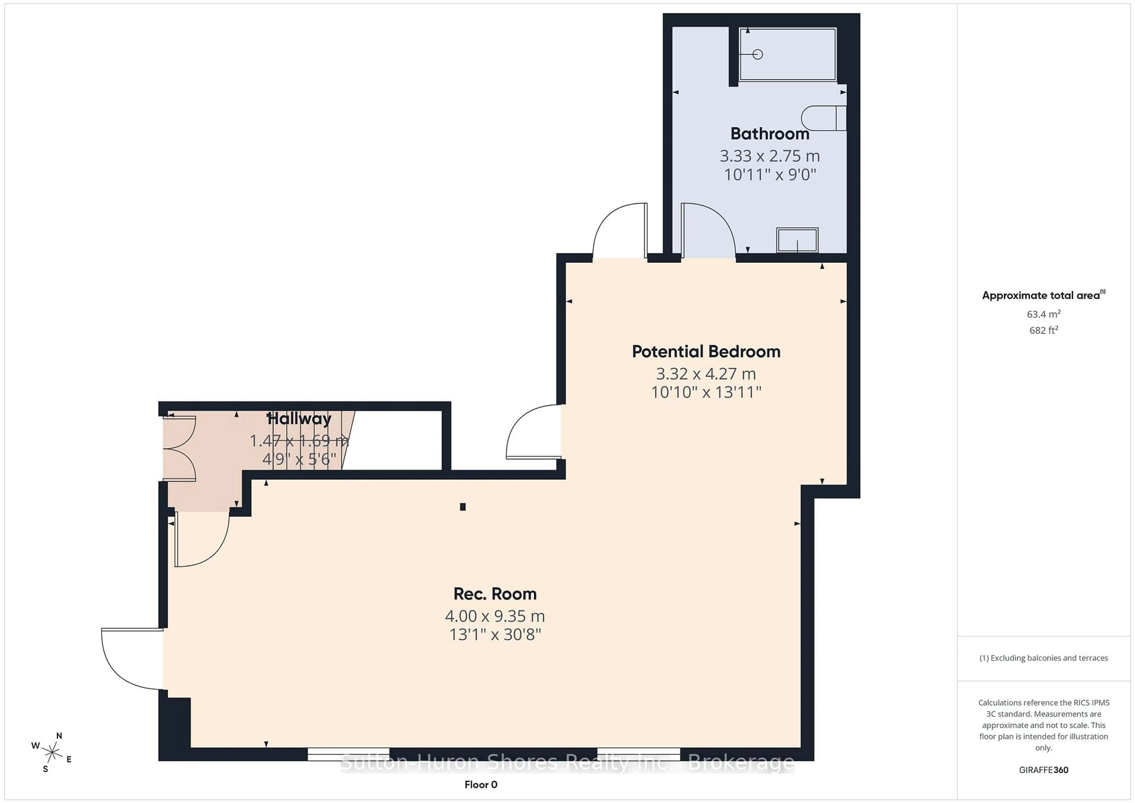 Floor plan for 873 Sumpton St, Saugeen Shores Ontario N0H 2C2
