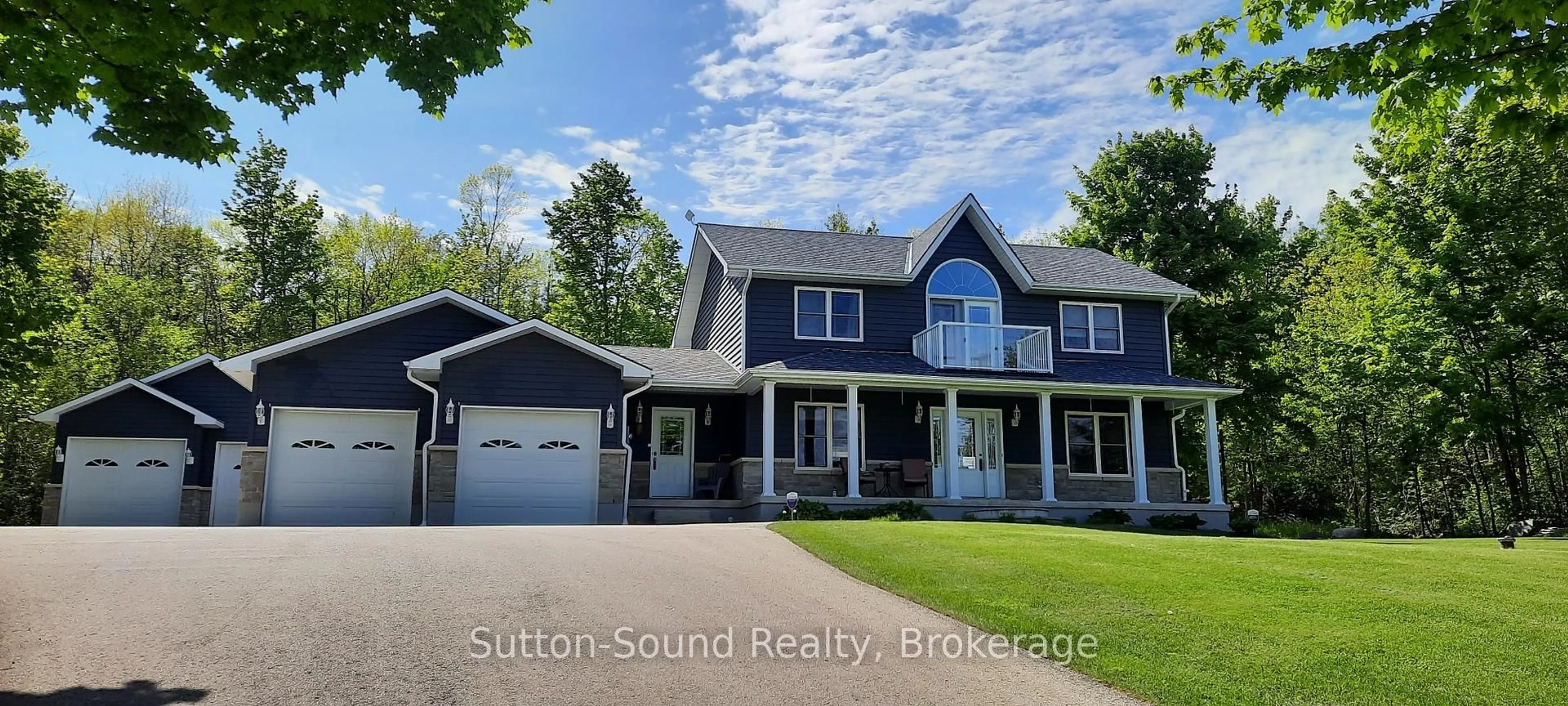 Home with vinyl exterior material, street for 505396 Grey Road 1 Rd, Georgian Bluffs Ontario N0H 2T0