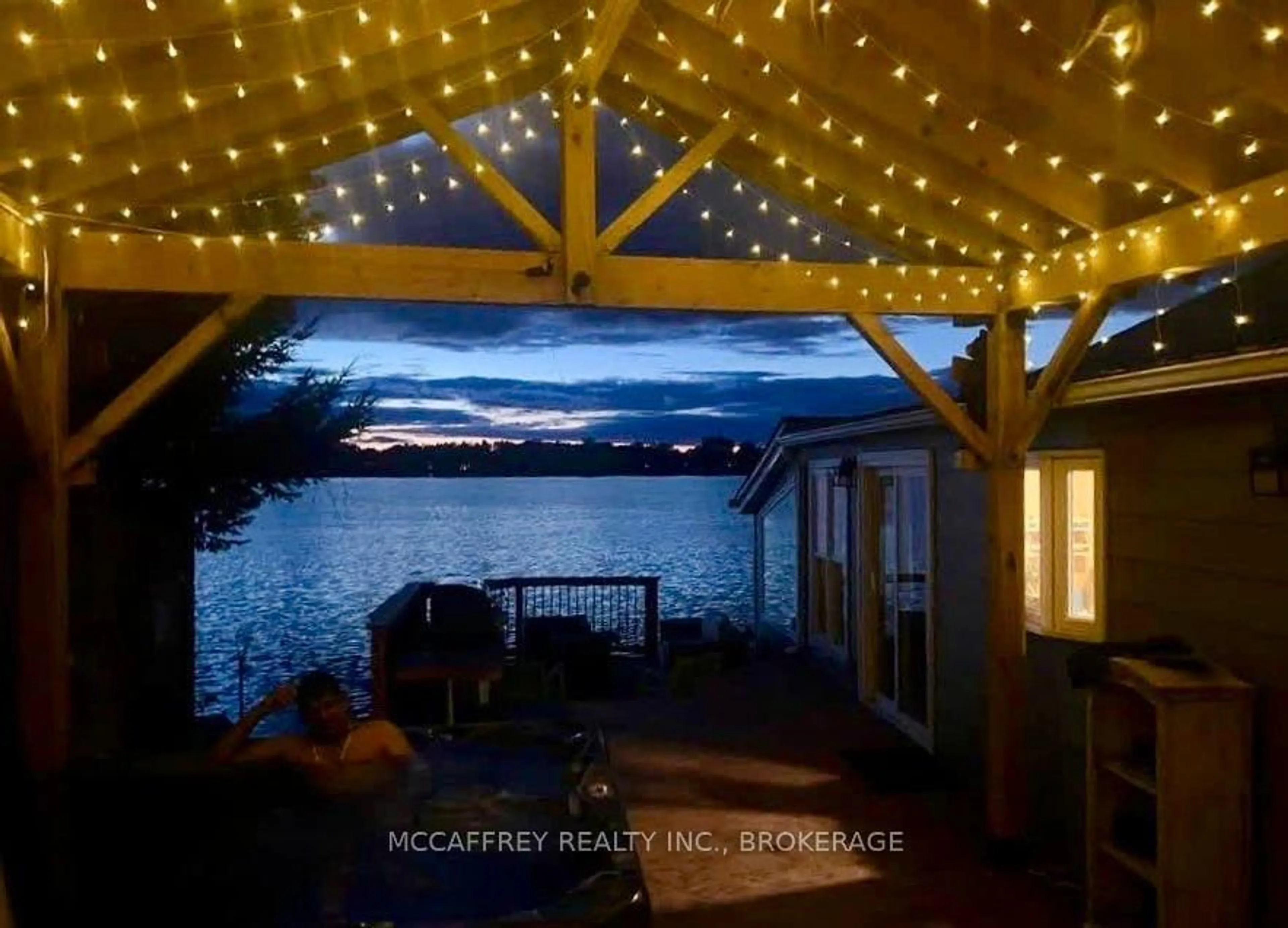 Patio, water/lake/river/ocean view for 19 Cherry Lane, Tamworth Ontario K0K 3G0