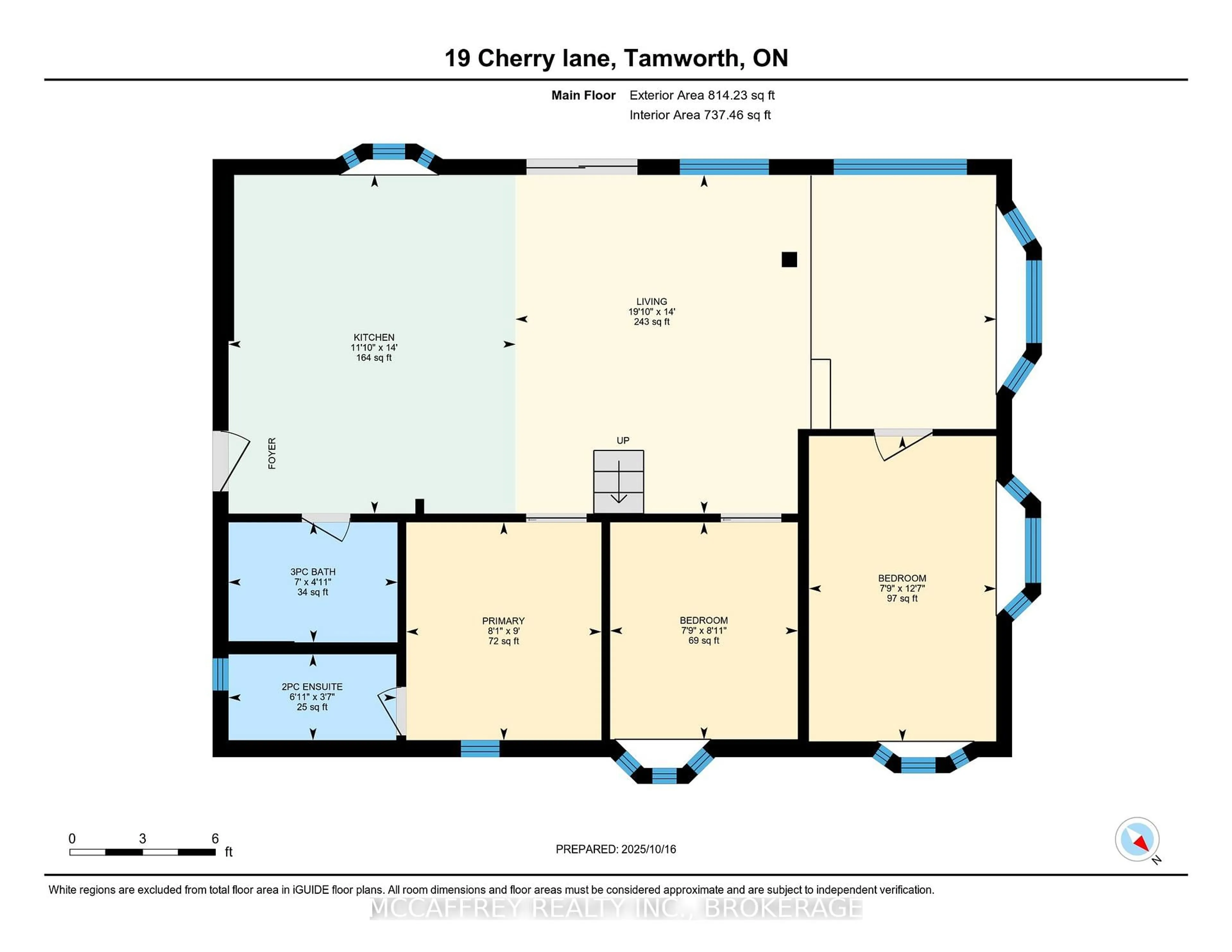 Floor plan for 19 Cherry Lane, Tamworth Ontario K0K 3G0