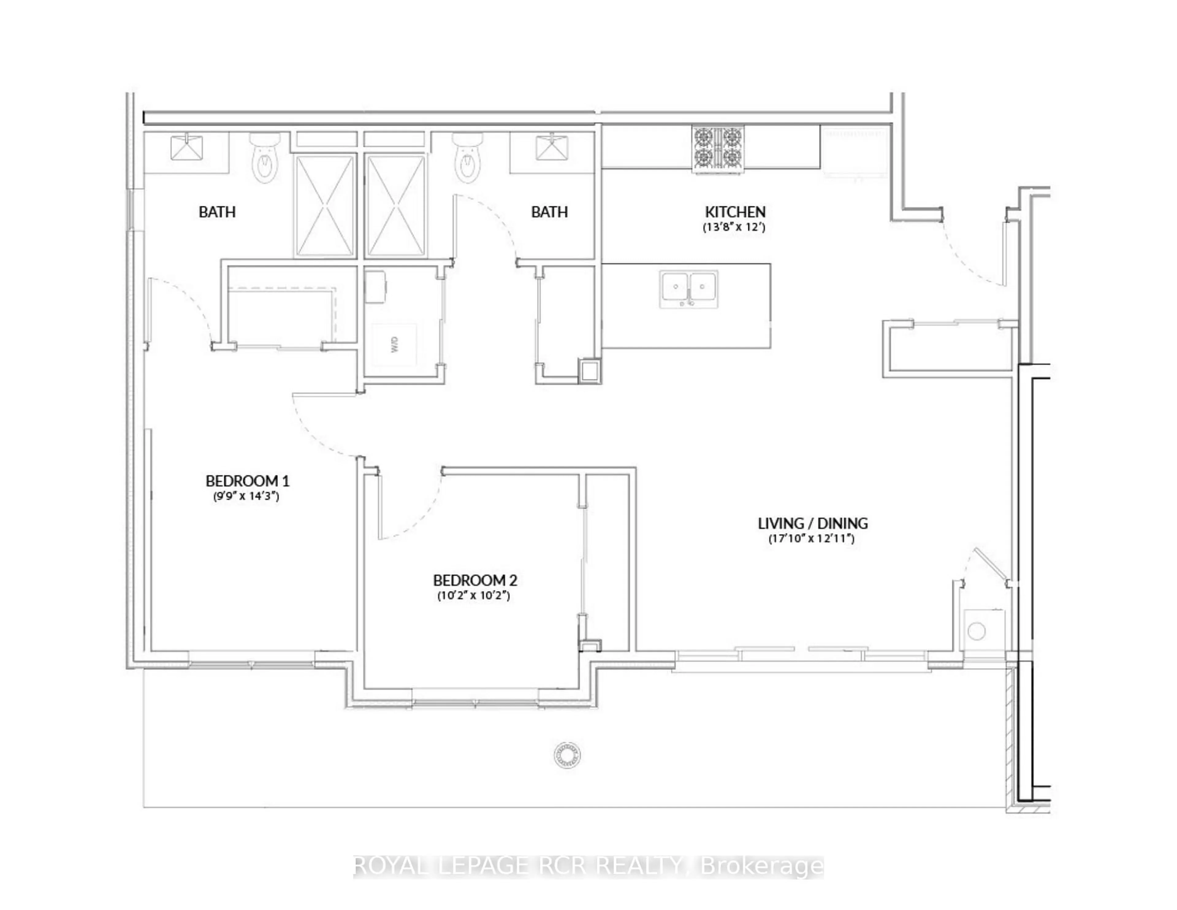 Floor plan for 50 Emma Street #402, East Luther Grand Valley Ontario L9W 5P9