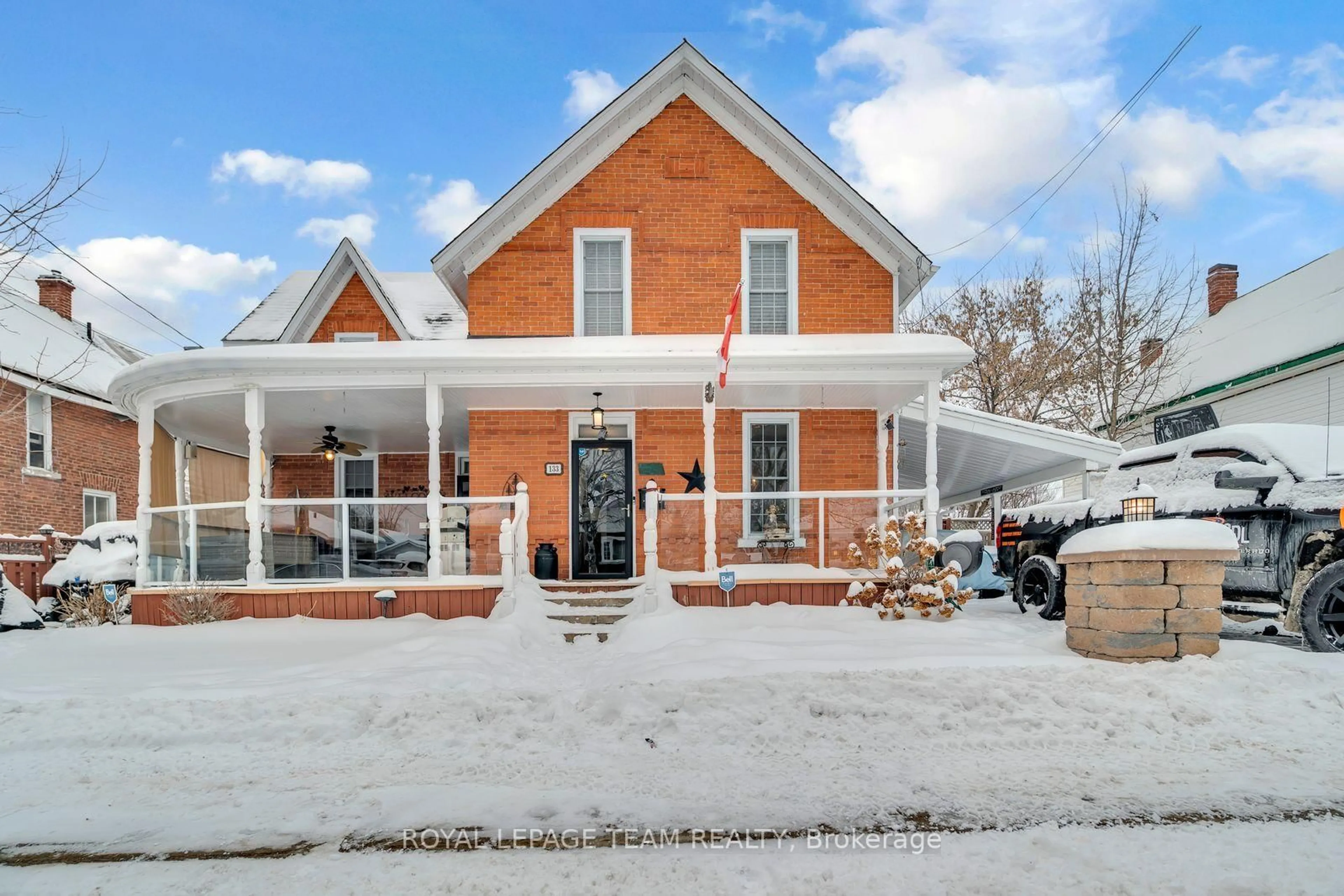 Home with brick exterior material, street for 133 Mary St, Carleton Place Ontario K7C 1B2