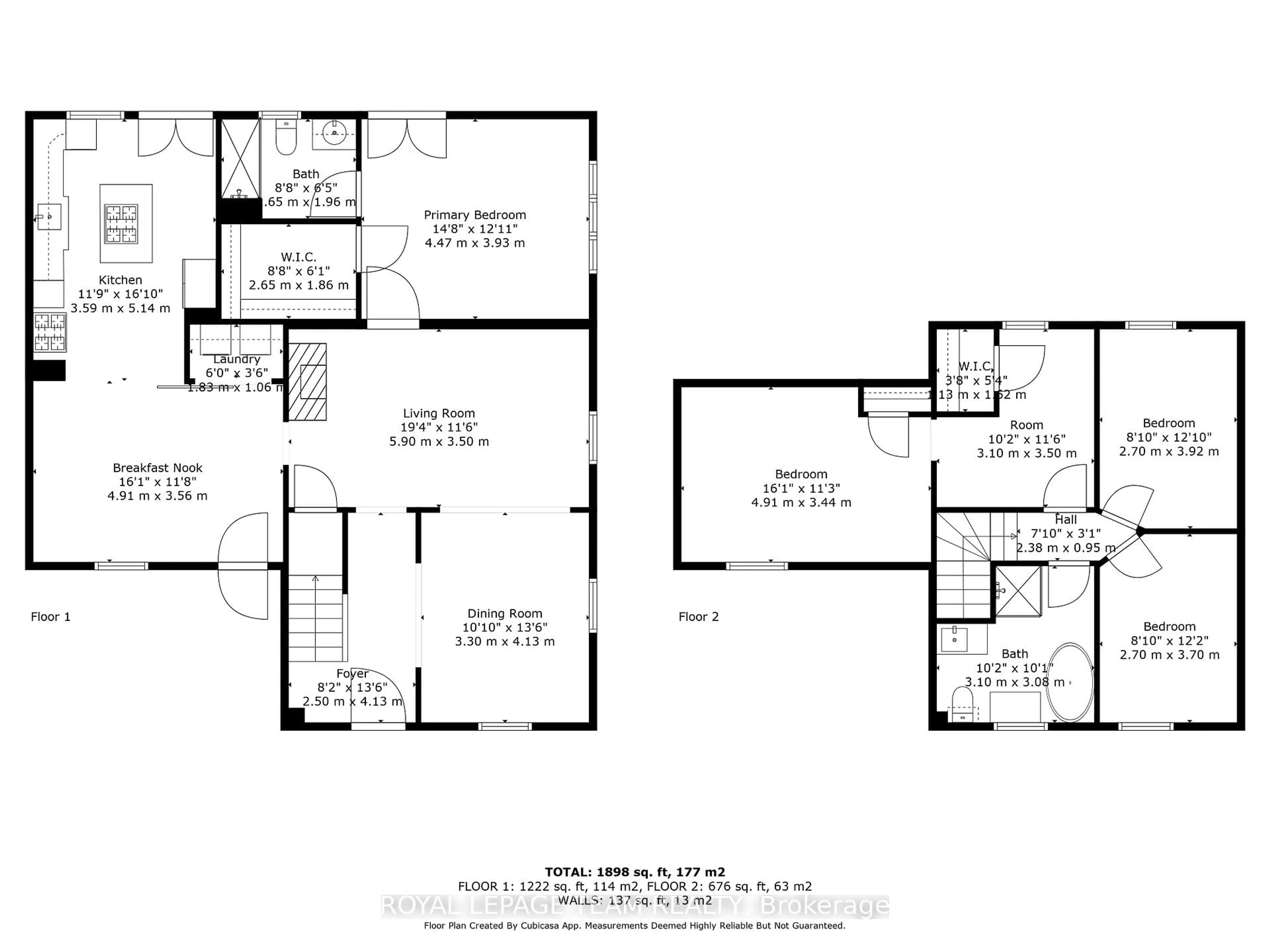 Floor plan for 133 Mary St, Carleton Place Ontario K7C 1B2