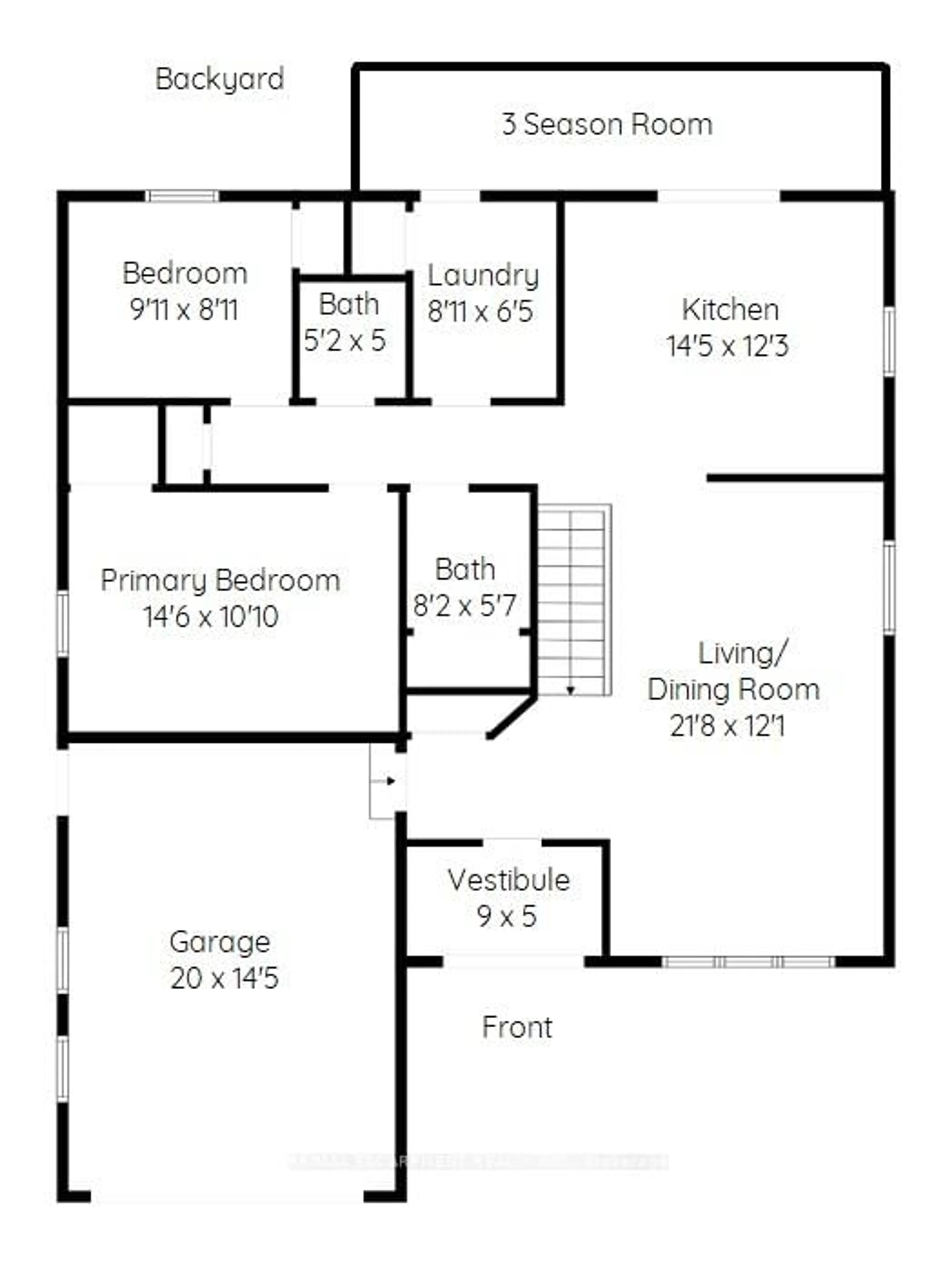 Floor plan for 34 Davis St, Haldimand Ontario N0A 1J0