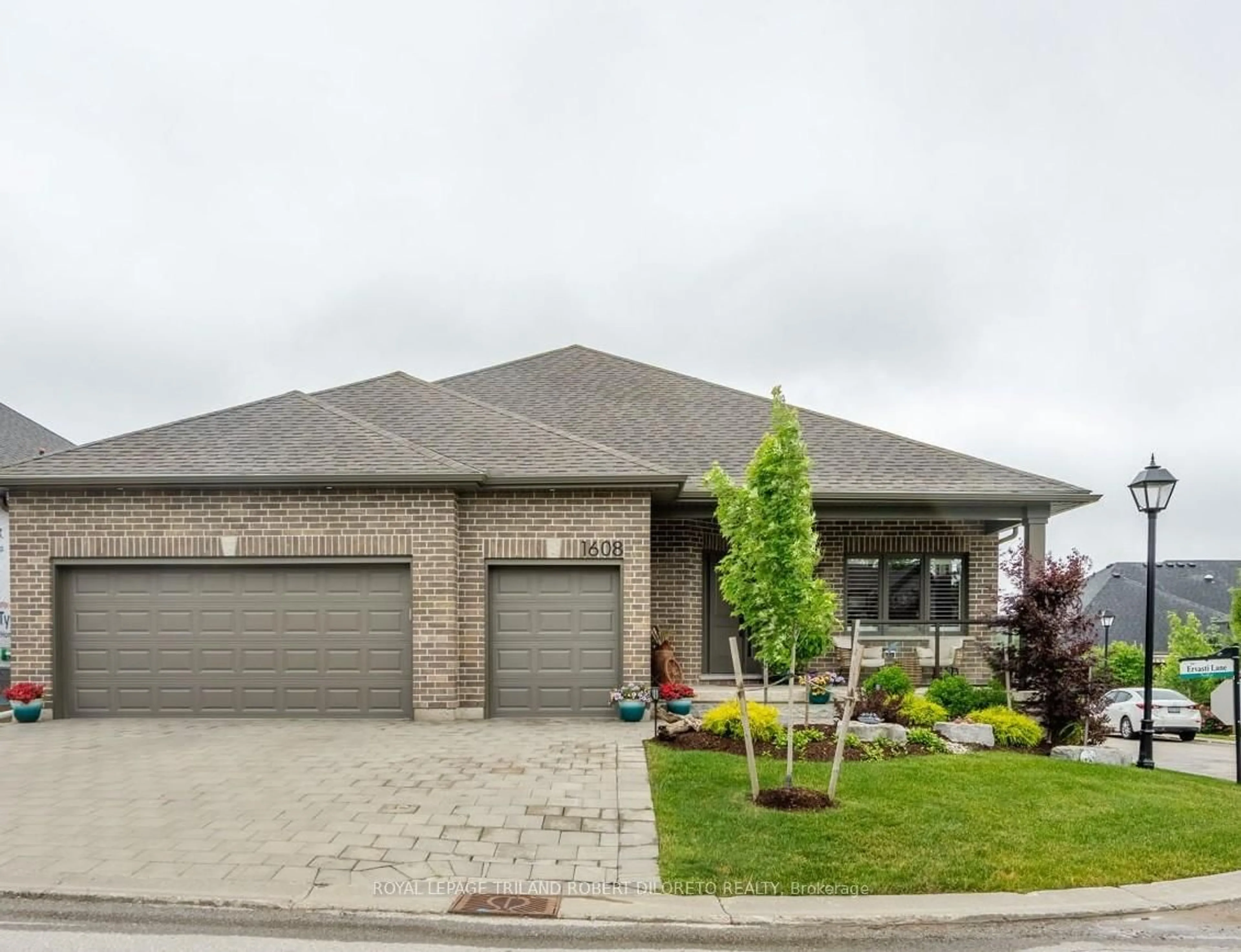 Home with brick exterior material, street for 1608 Ed Ervasti Lane, London South Ontario N6K 5R7
