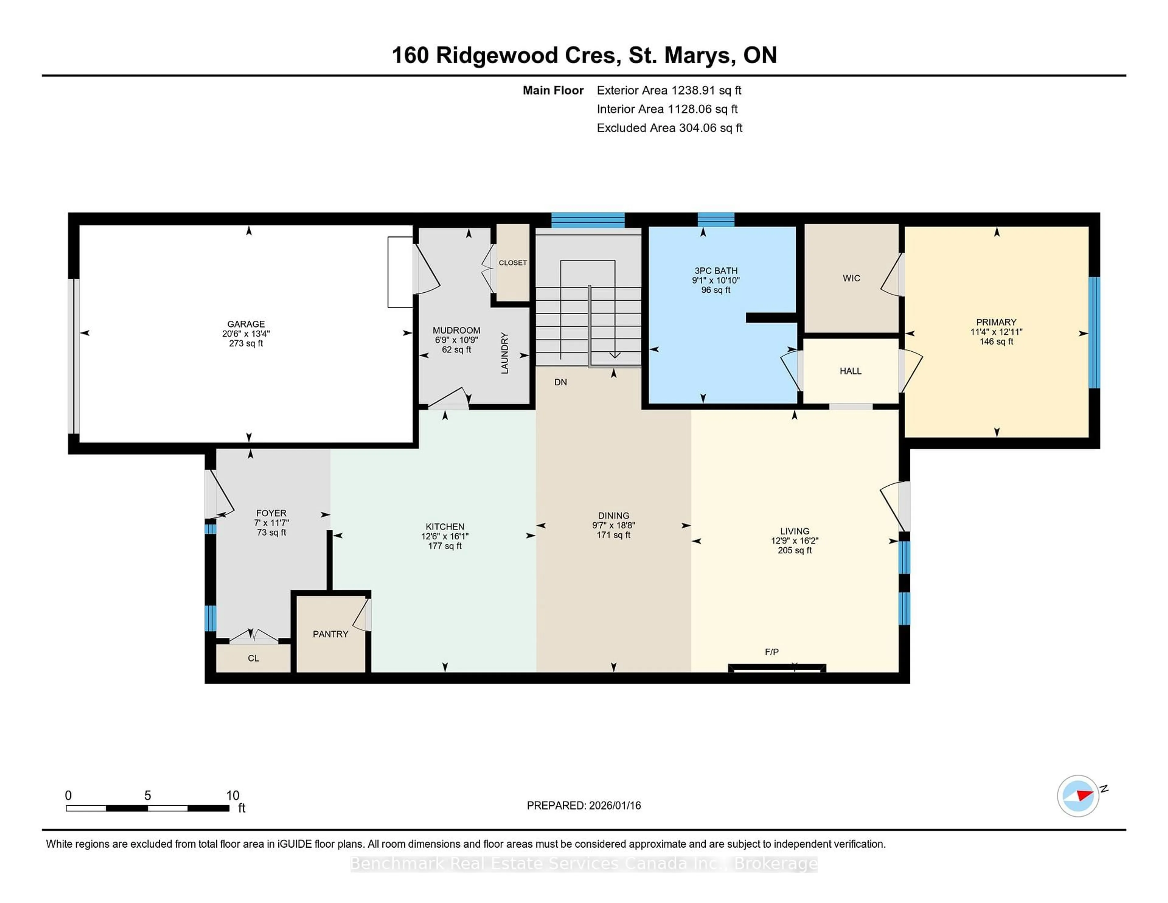Floor plan for 160 Ridgewood Cres, St. Marys Ontario N4X 1E8