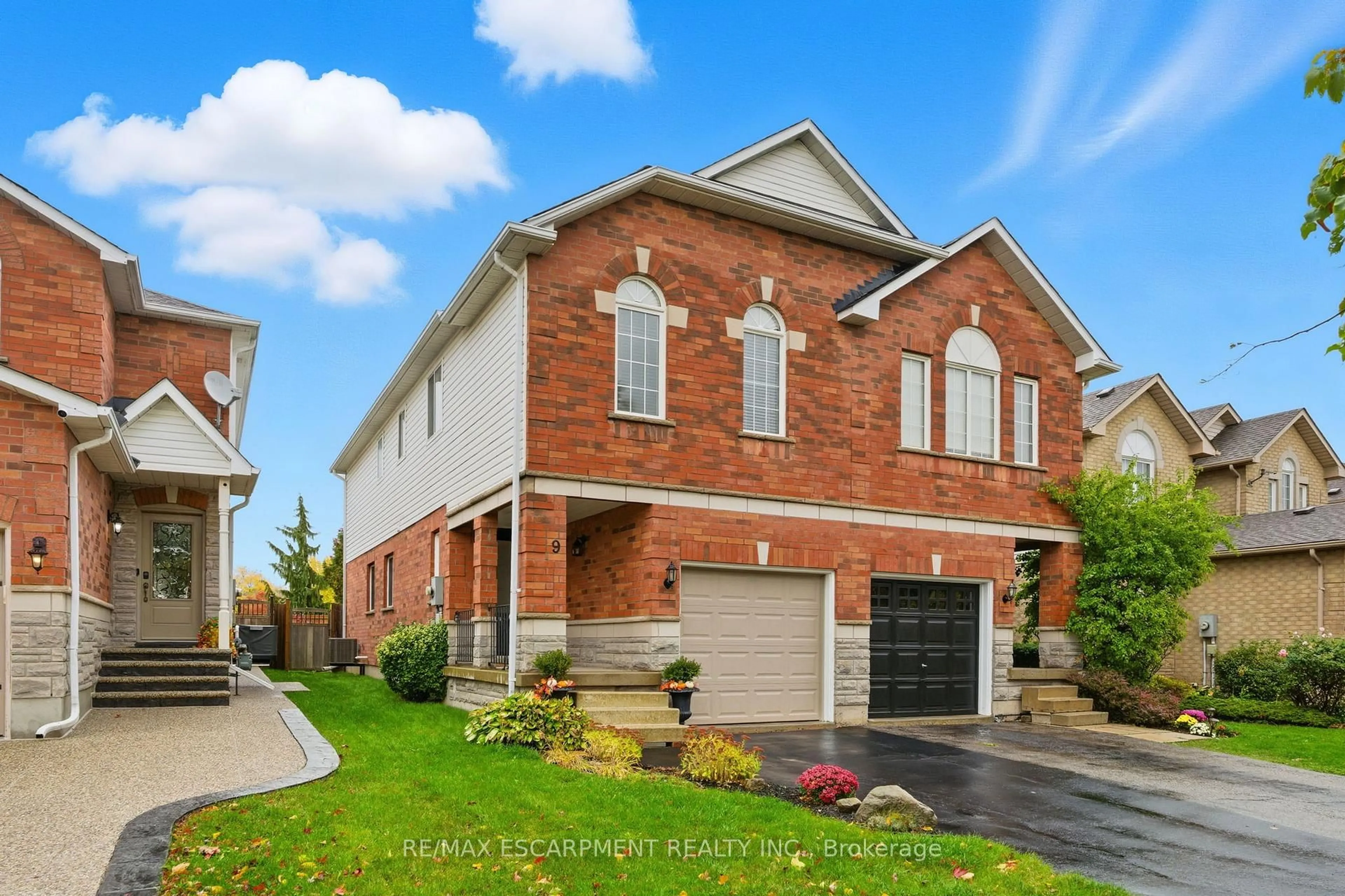 Home with brick exterior material, street for 9 Slater Crt, Hamilton Ontario L8B 0K8