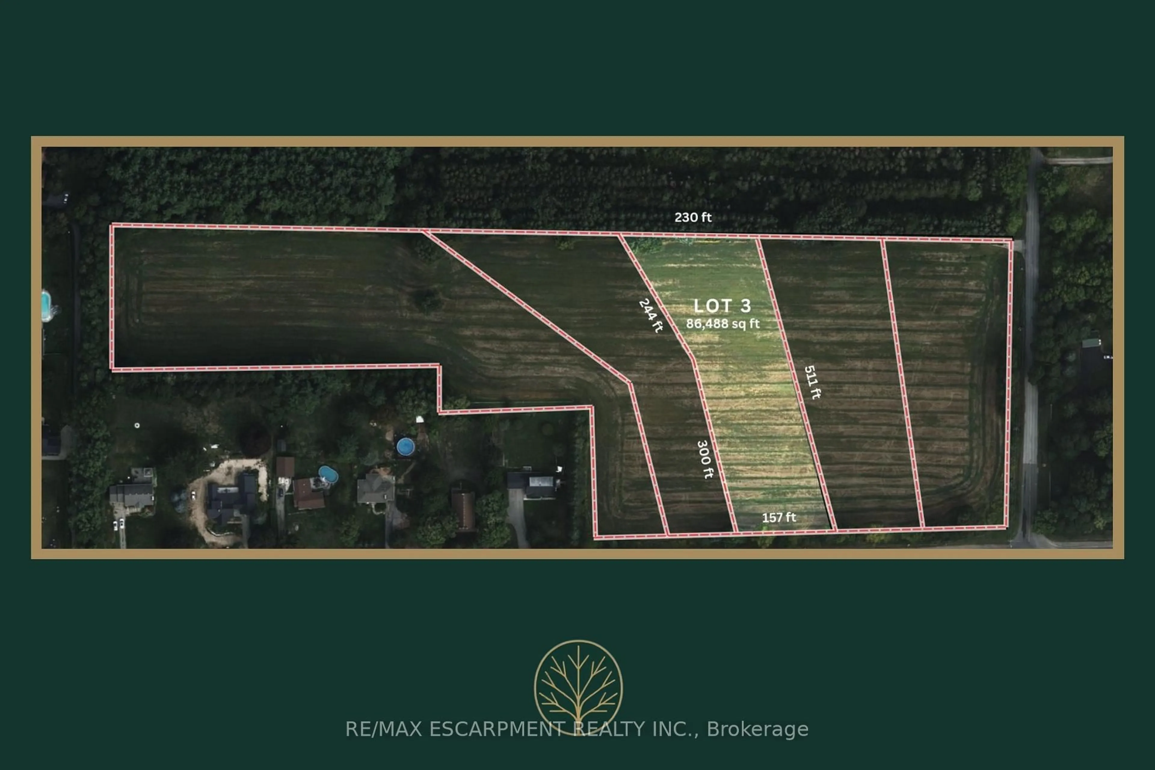 A pic from outside/outdoor area/front of a property/back of a property/a pic from drone, forest/trees view for 200 HIGHWAY 8 #3 LOT, Hamilton Ontario L9H 5E1