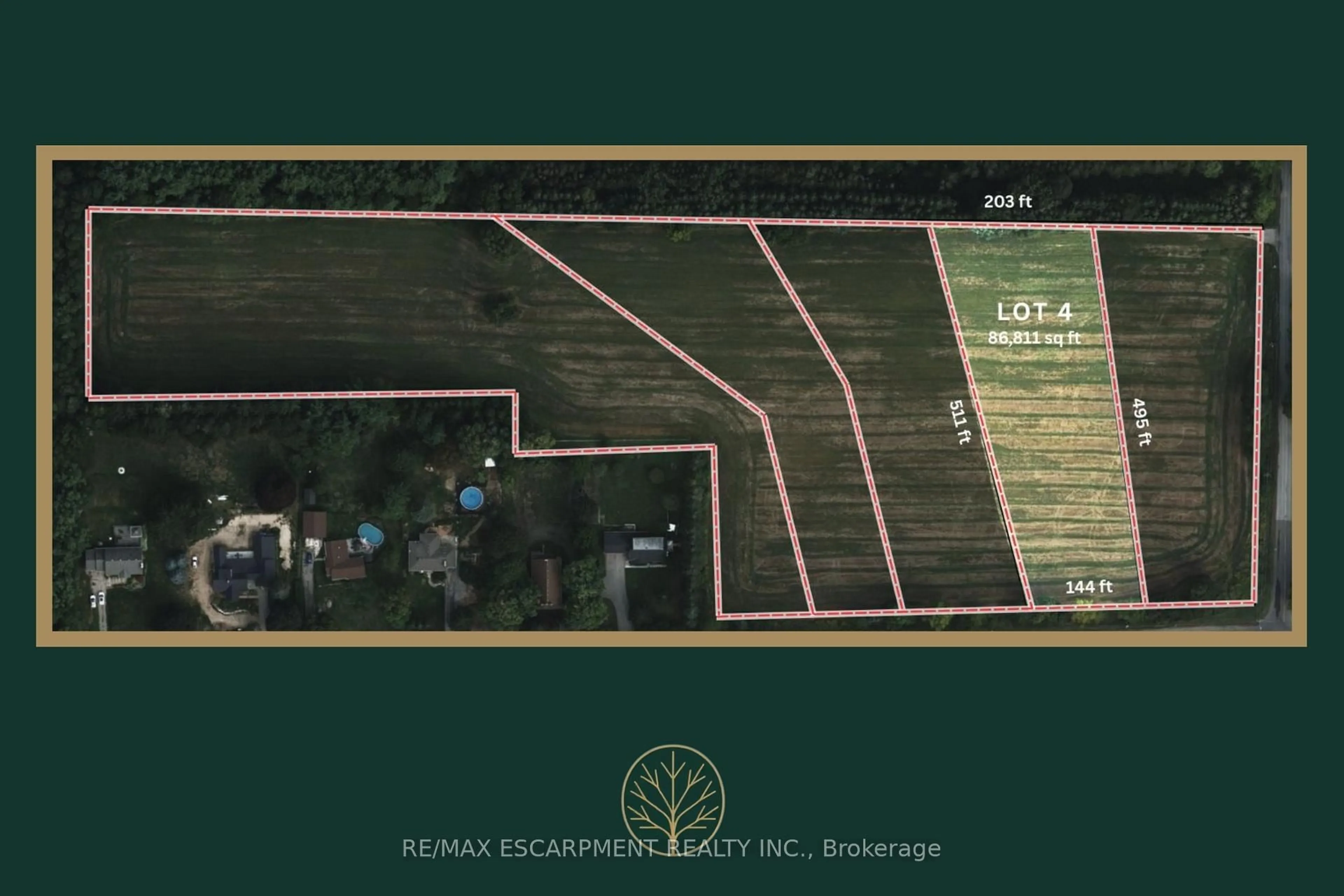 A pic from outside/outdoor area/front of a property/back of a property/a pic from drone, forest/trees view for 200 HIGHWAY 8 #4 LOT, Hamilton Ontario L9H 5E1