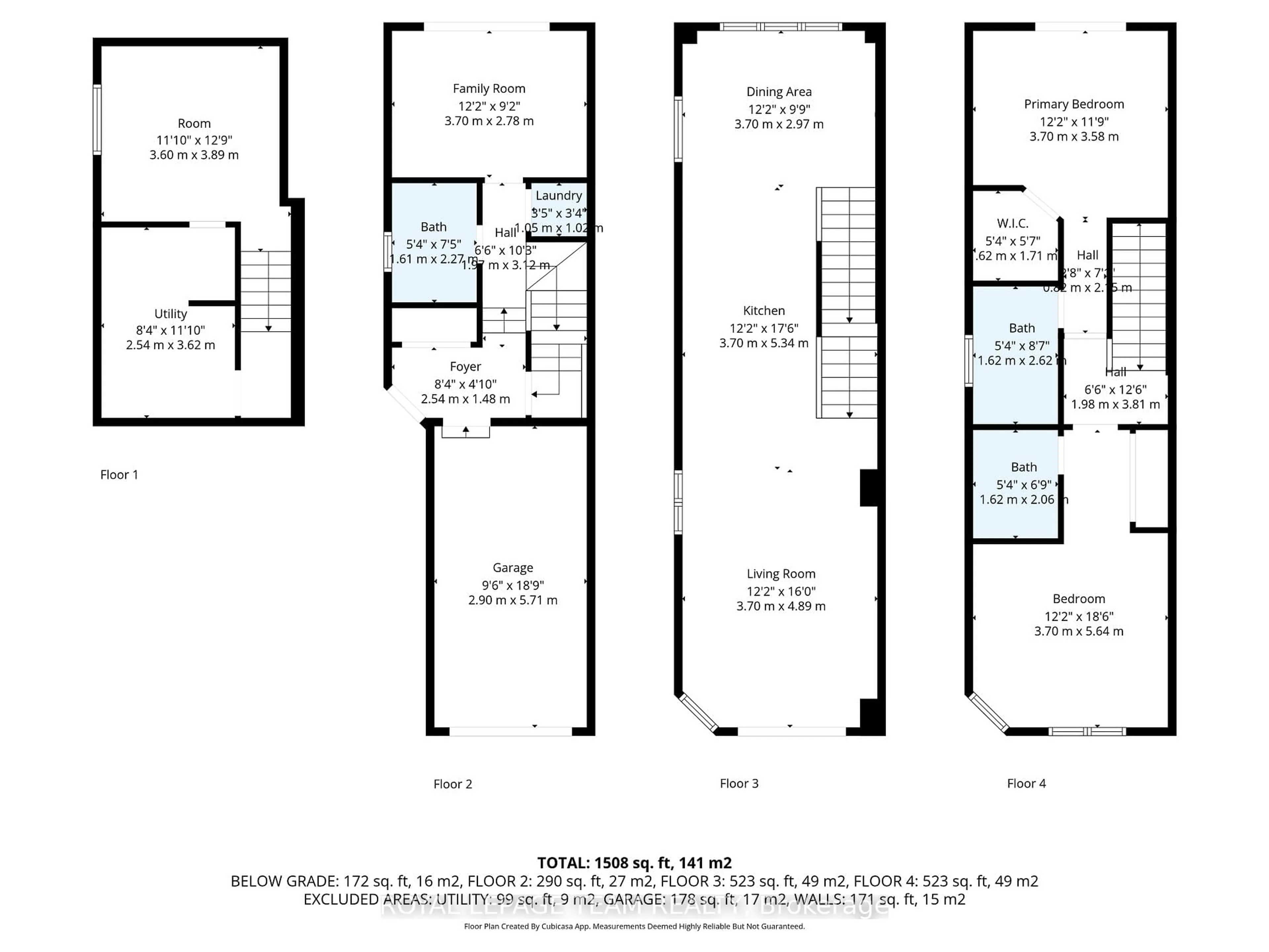 Floor plan for 1512 Clementine Blvd, Ottawa Ontario K1H 8E9