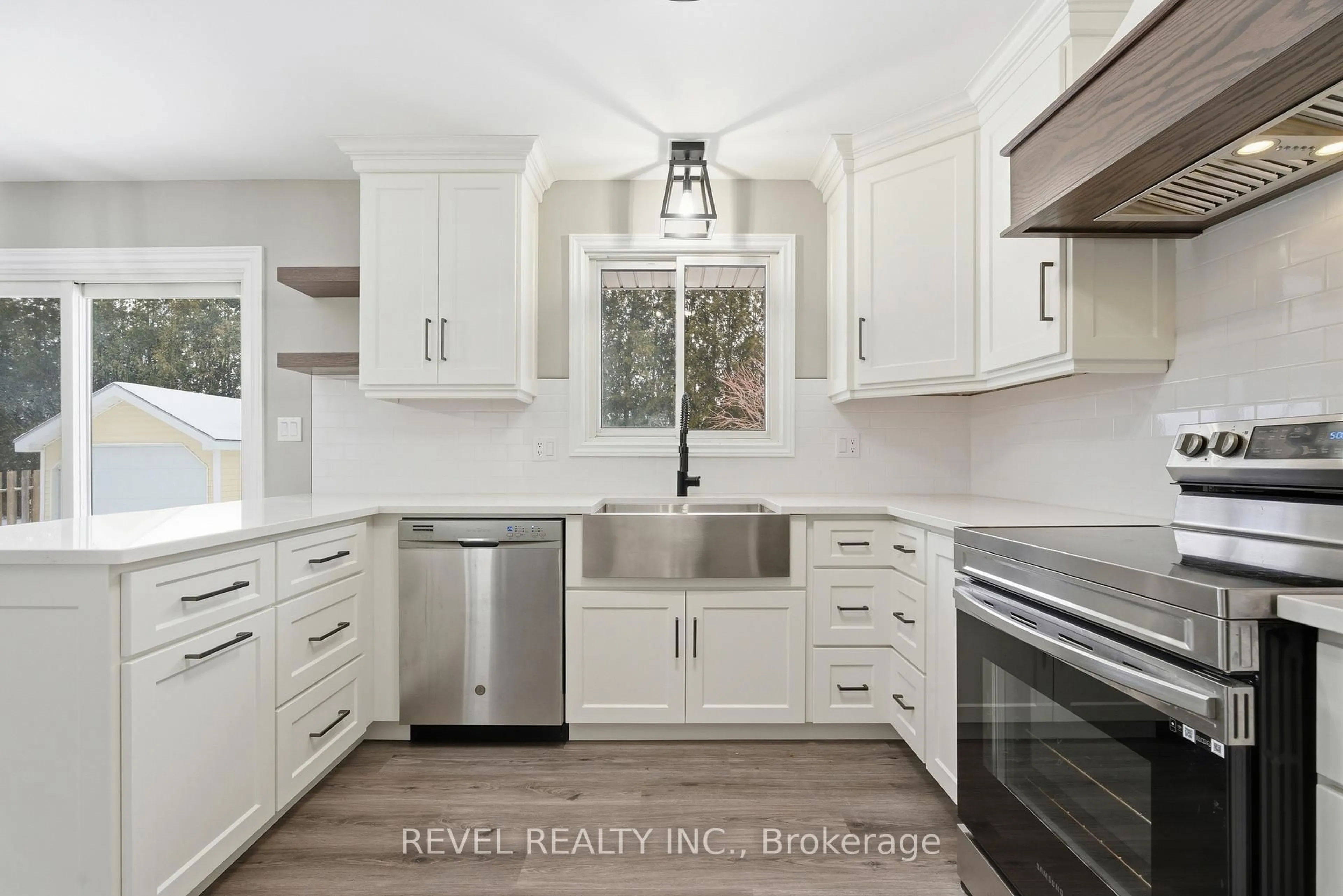 Open concept kitchen, ceramic/tile floor for 109 Mcgivern St, Mapleton Ontario N0G 2K0