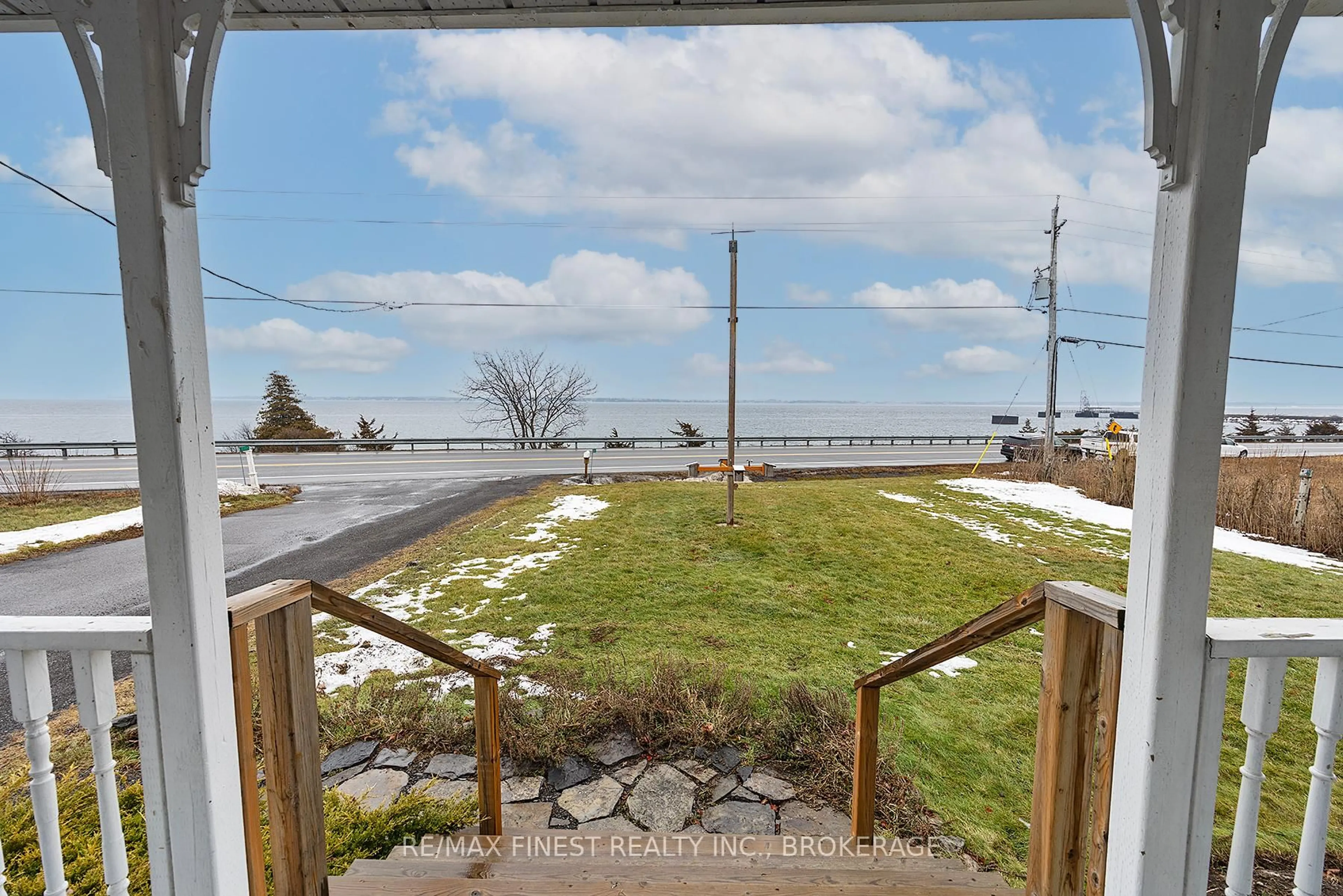 Patio, water/lake/river/ocean view for 5157 Bath Rd, Bath Ontario K0H 1G0