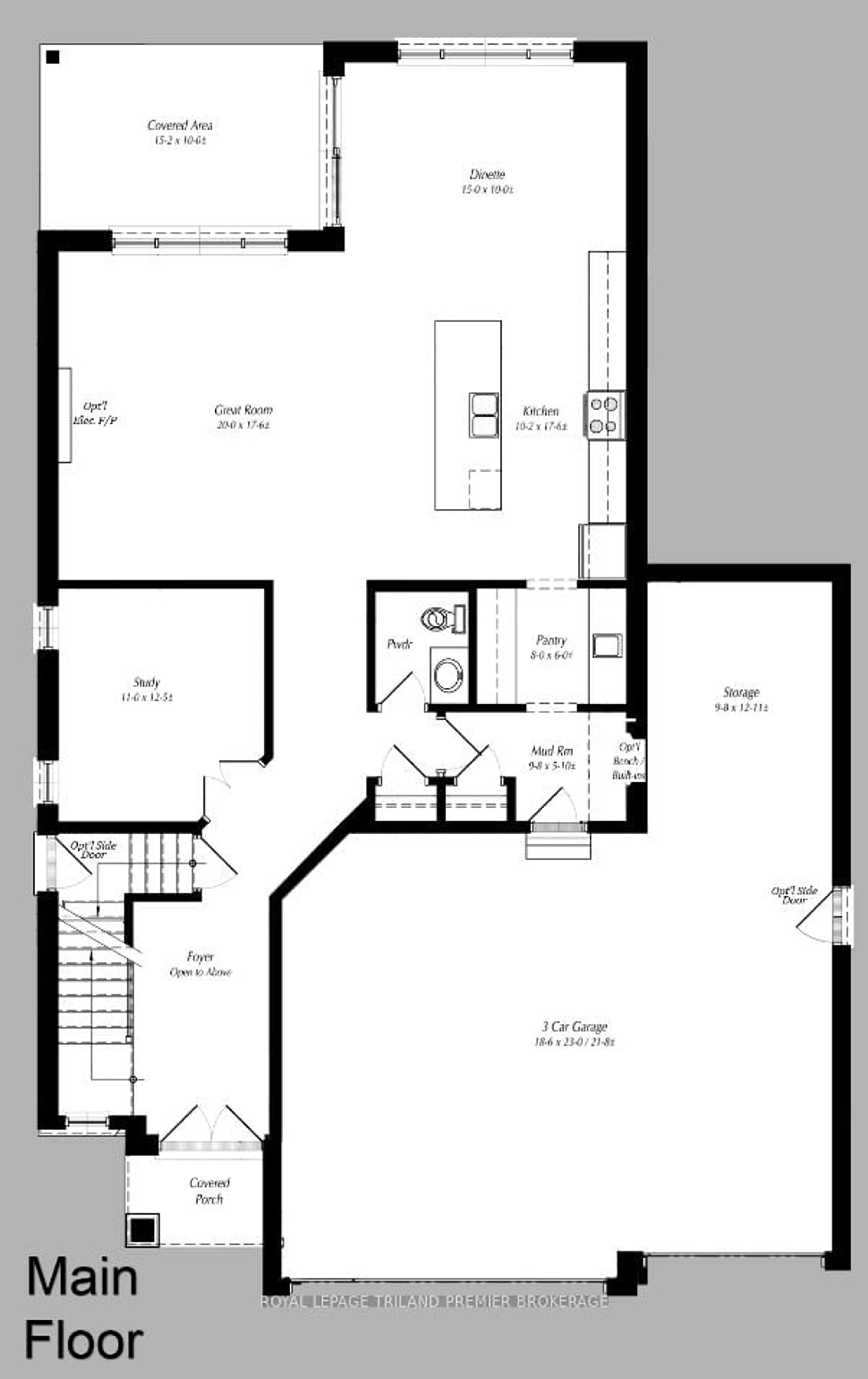 Floor plan for 84 DEARING Dr, South Huron Ontario N0M 1T0