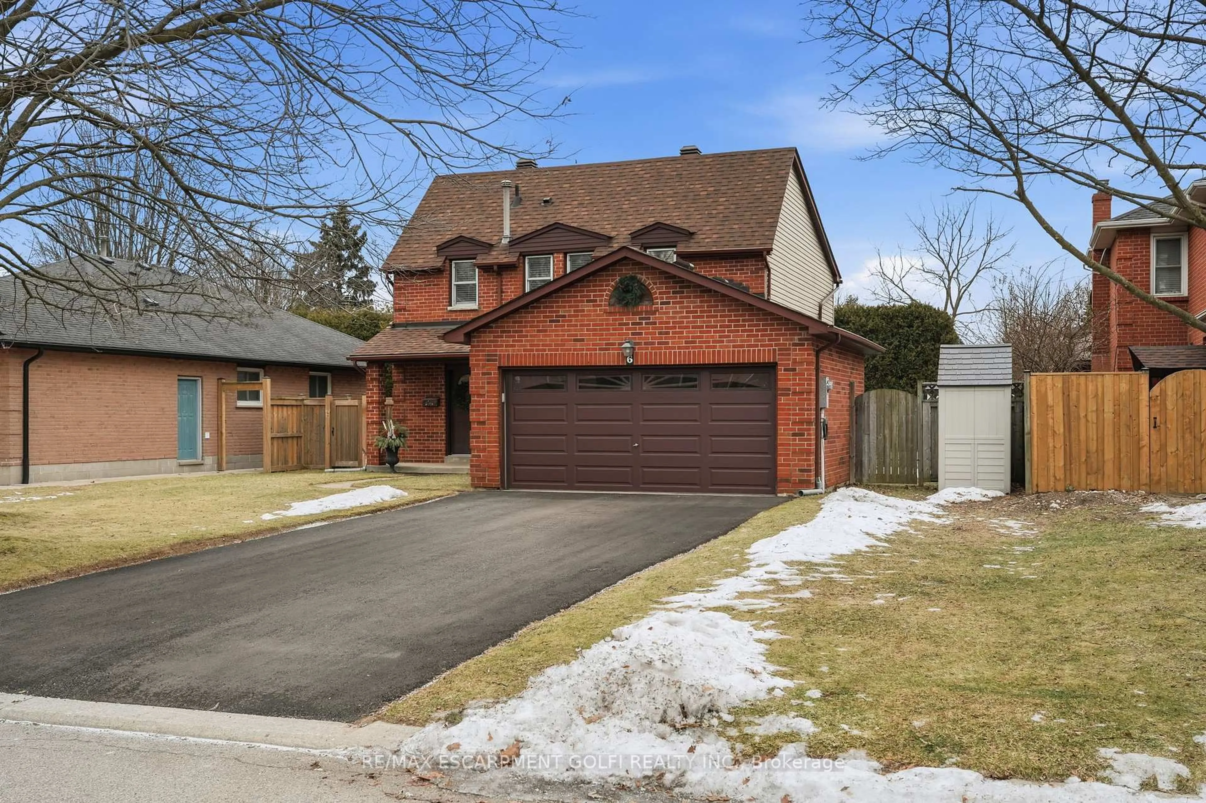 Home with brick exterior material, street for 6 Lilac Crt, Hamilton Ontario L9G 4E3