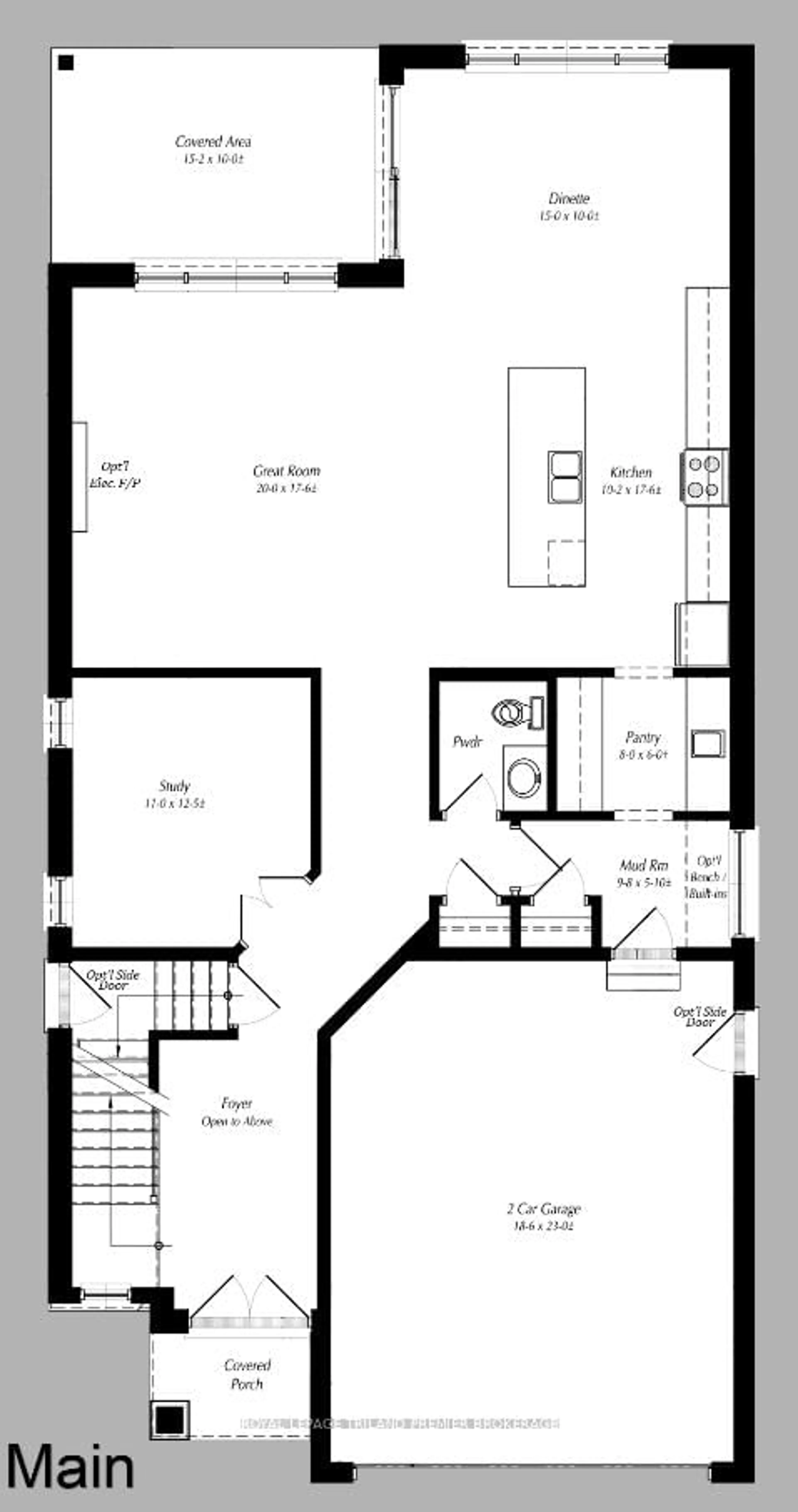 Floor plan for 82 DEARING Dr, South Huron Ontario N0M 1T0