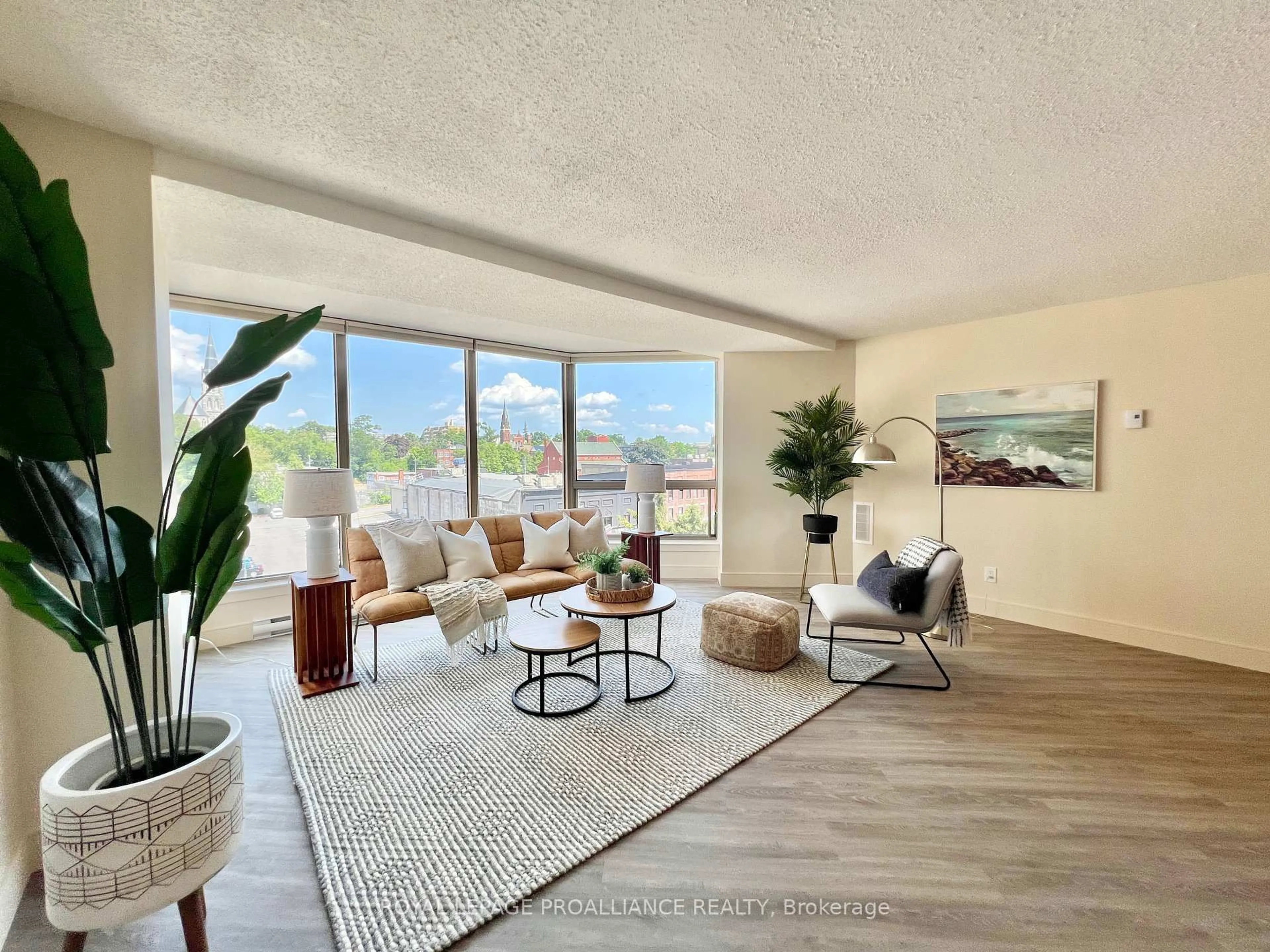 Living room with furniture, unknown for 344 Front St #604, Belleville Ontario K8N 5M4