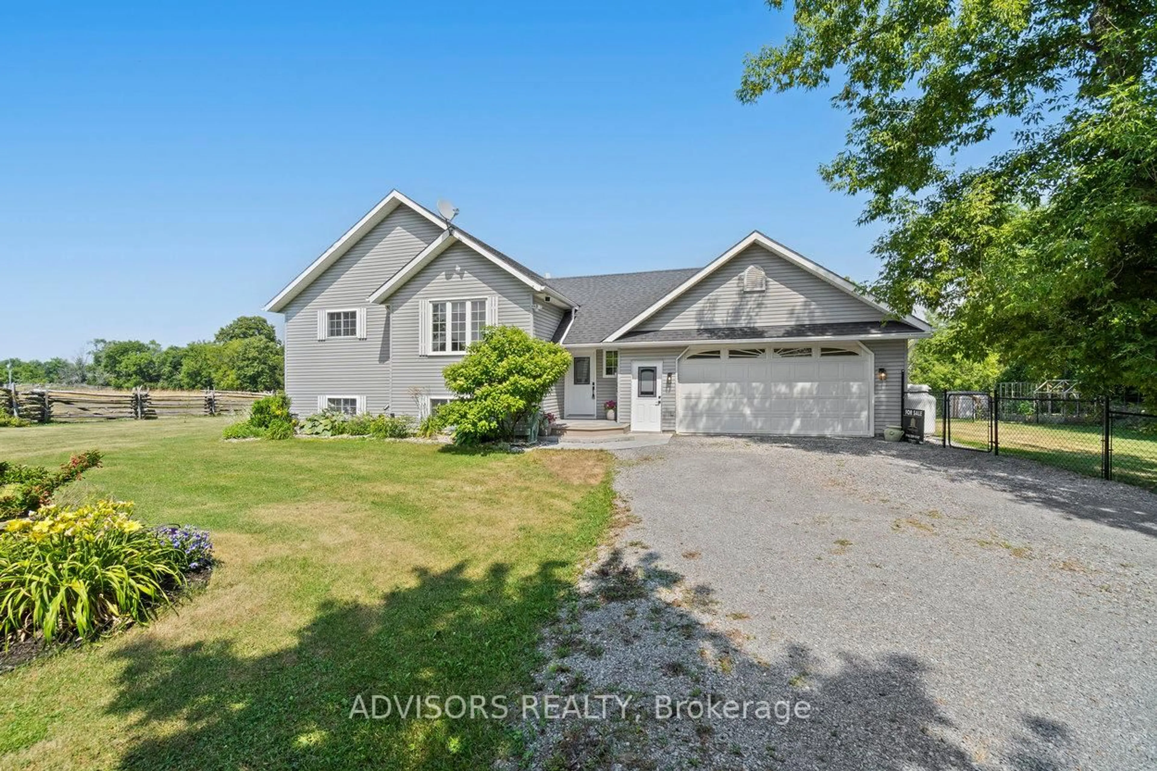 A pic from outside/outdoor area/front of a property/back of a property/a pic from drone, water/lake/river/ocean view for 36 Rapids Rd, Thomasburg Ontario K0K 3H0