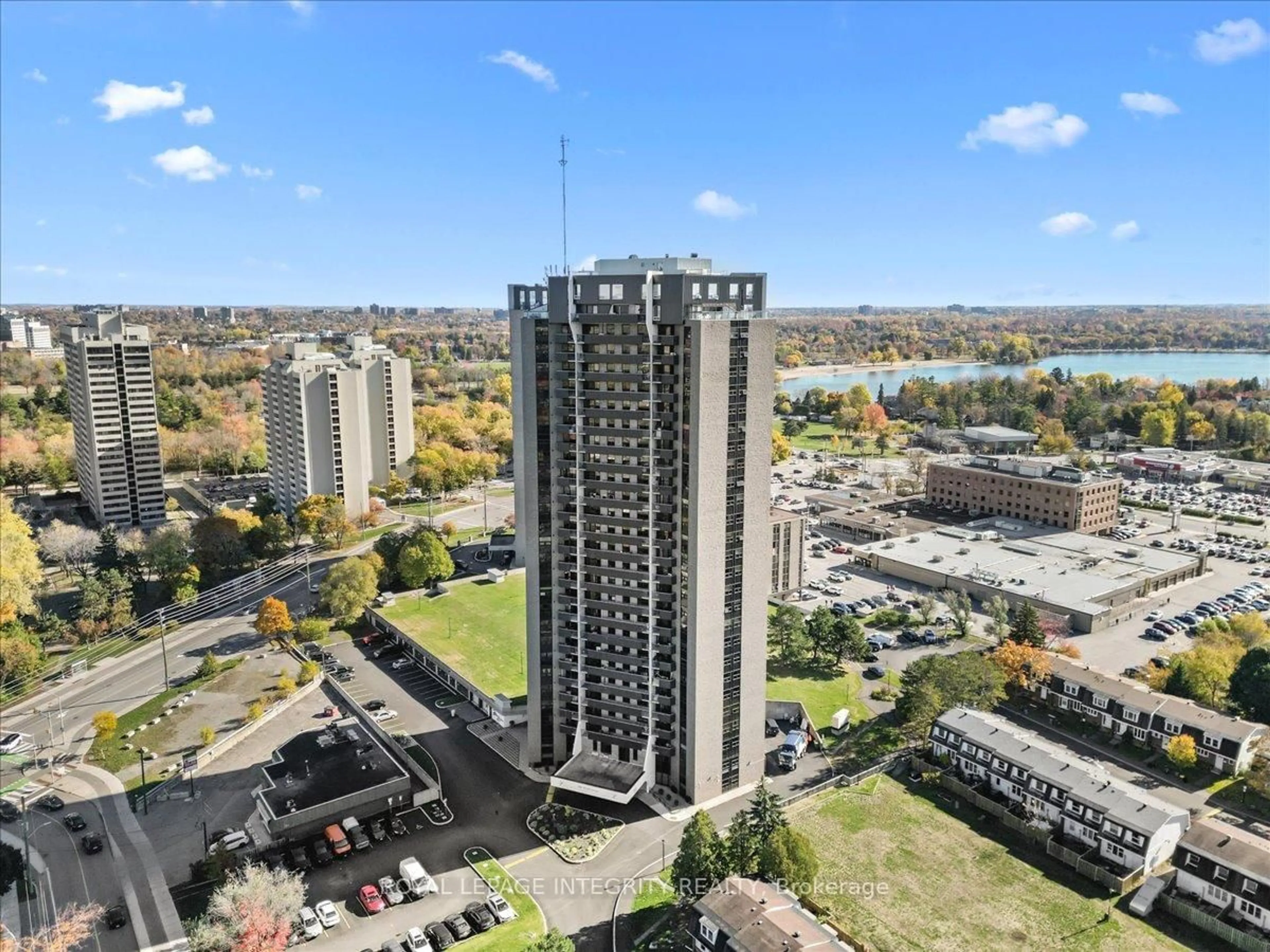 A pic from outside/outdoor area/front of a property/back of a property/a pic from drone, city buildings view from balcony for 900 Dynes Rd #1201, Ottawa Ontario K2C 3L6