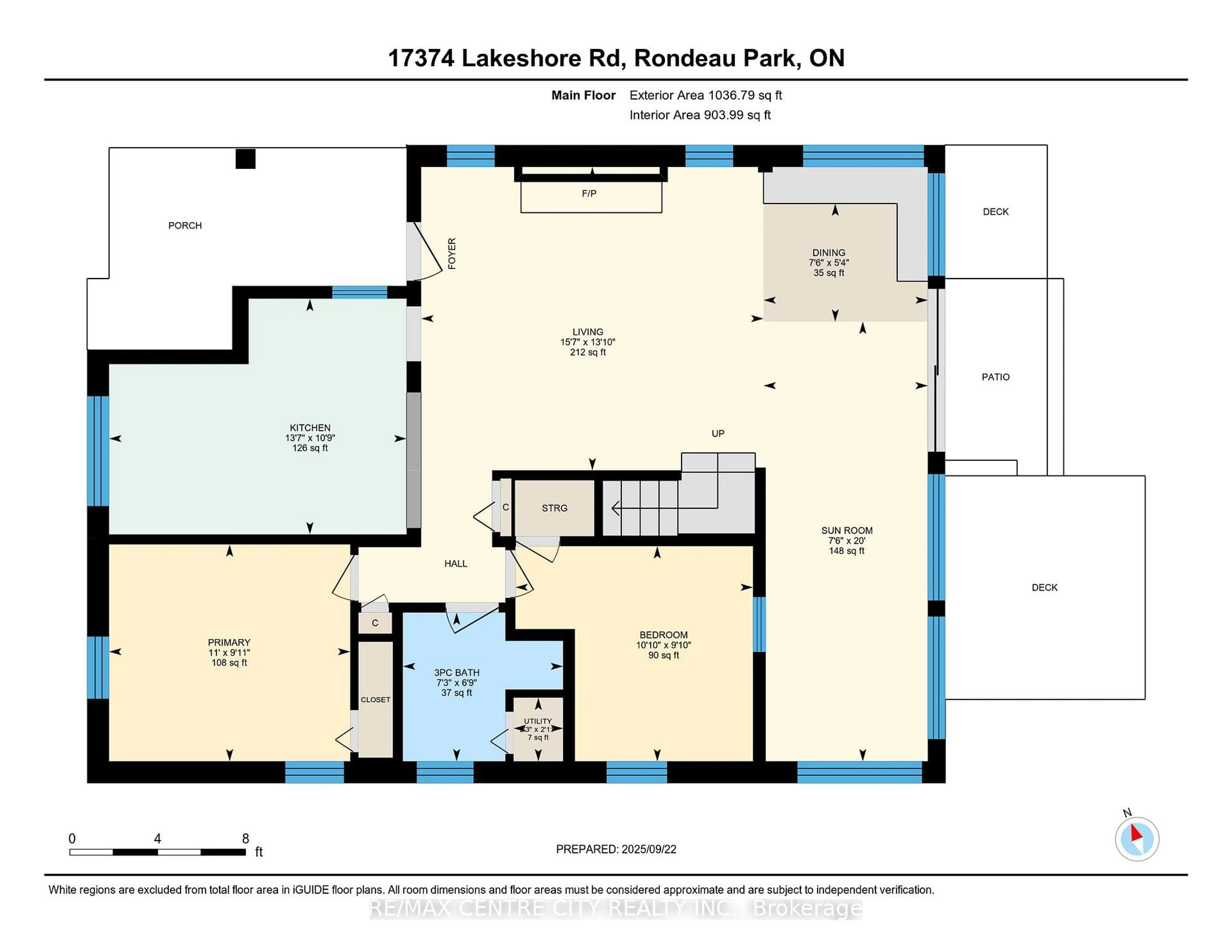 Floor plan for 17374 Lakeshore Rd, Chatham-Kent Ontario N0P 1X0