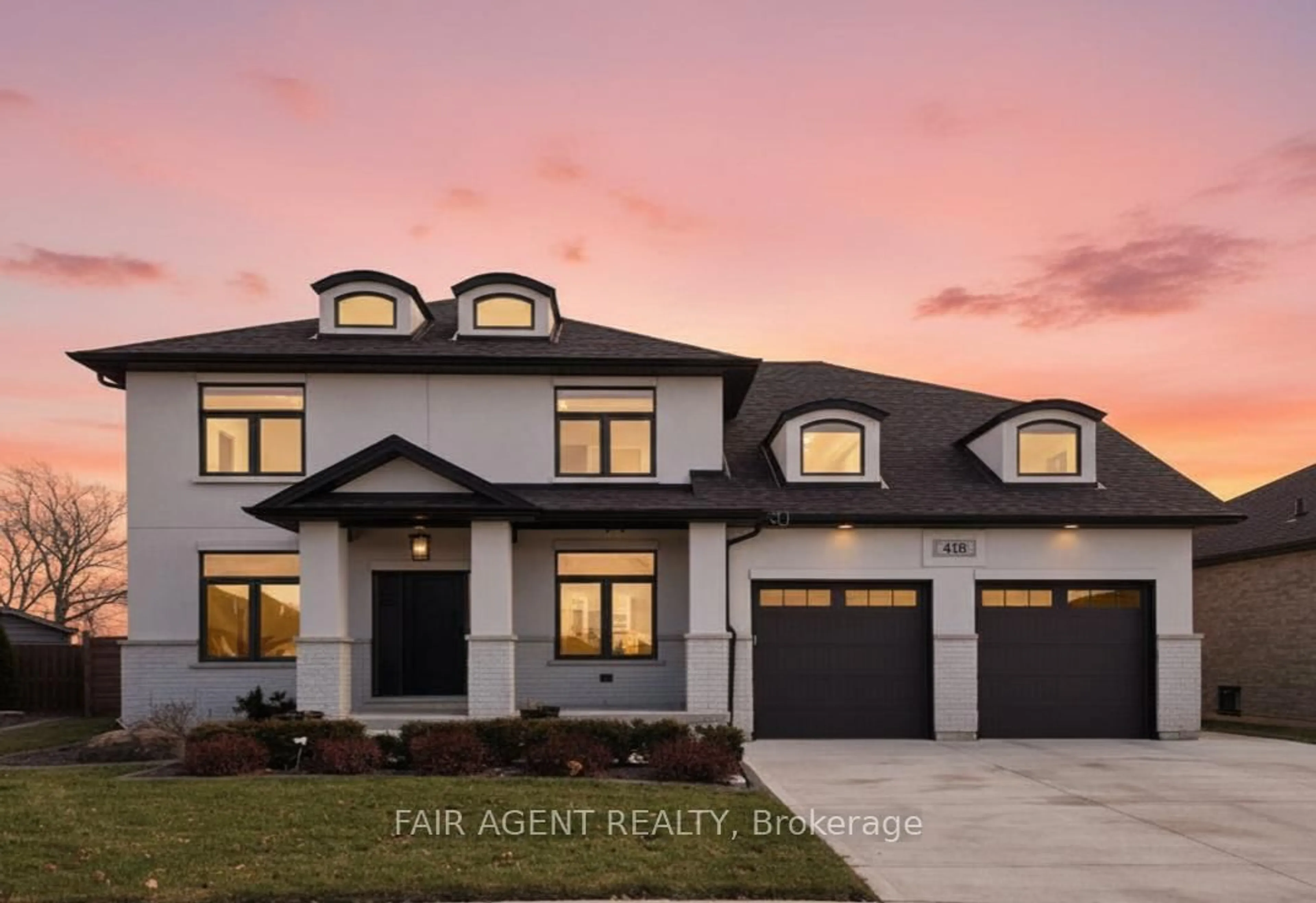 Home with brick exterior material, street for 418 Pearson St, Amherstburg Ontario N9V 0G4