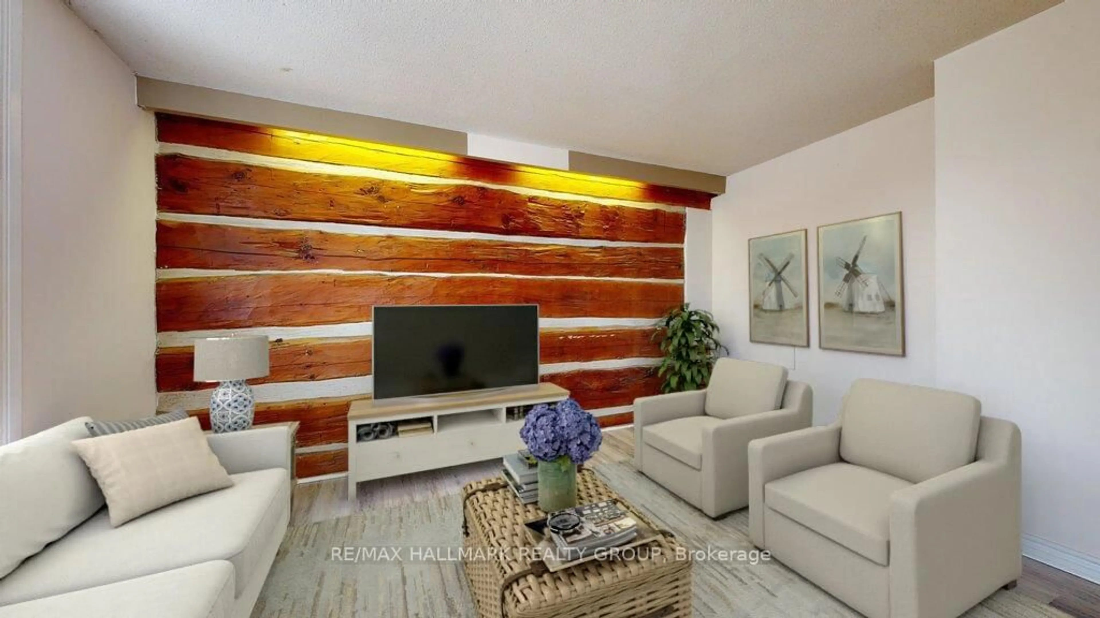 Living room with furniture, wood/laminate floor for 21 Elgin St, Arnprior Ontario K7S 1M8